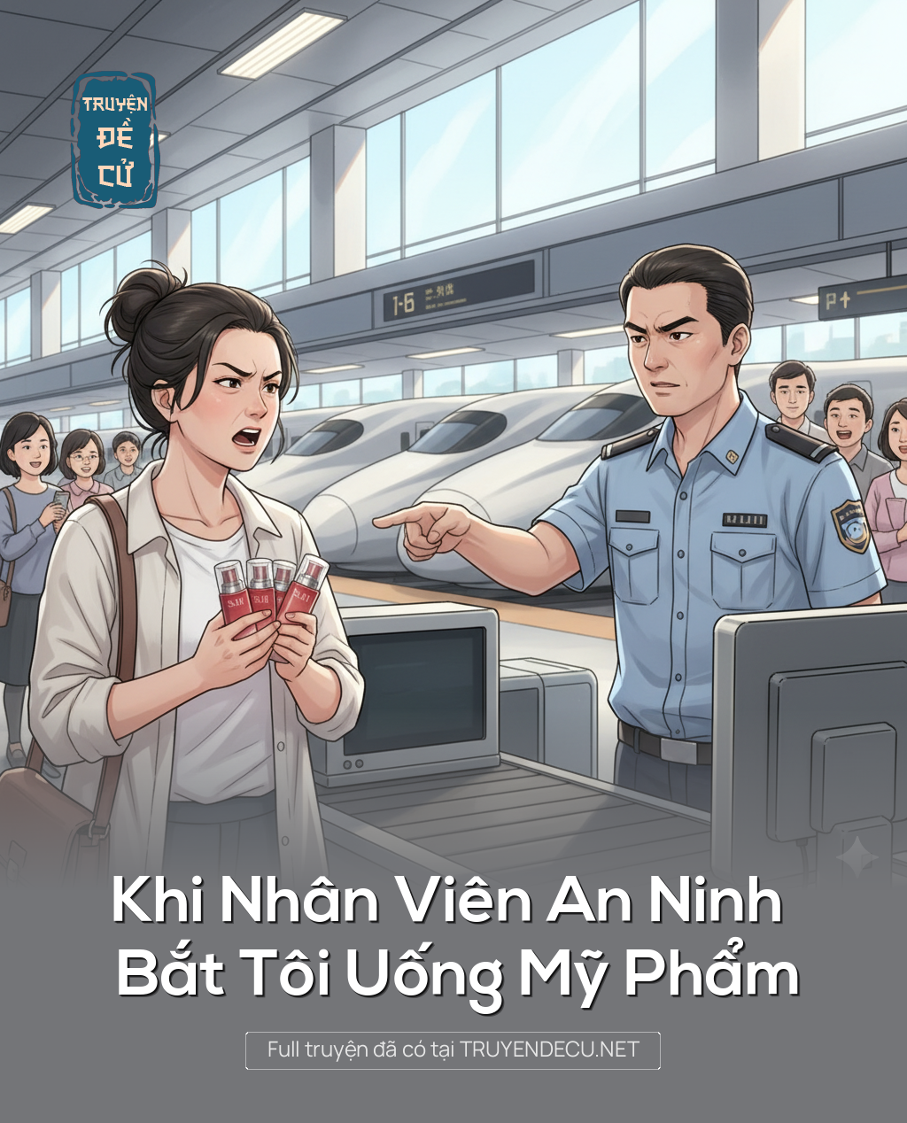 
                            Khi Nhân Viên An Ninh Bắt Tôi Uống Mỹ Phẩm