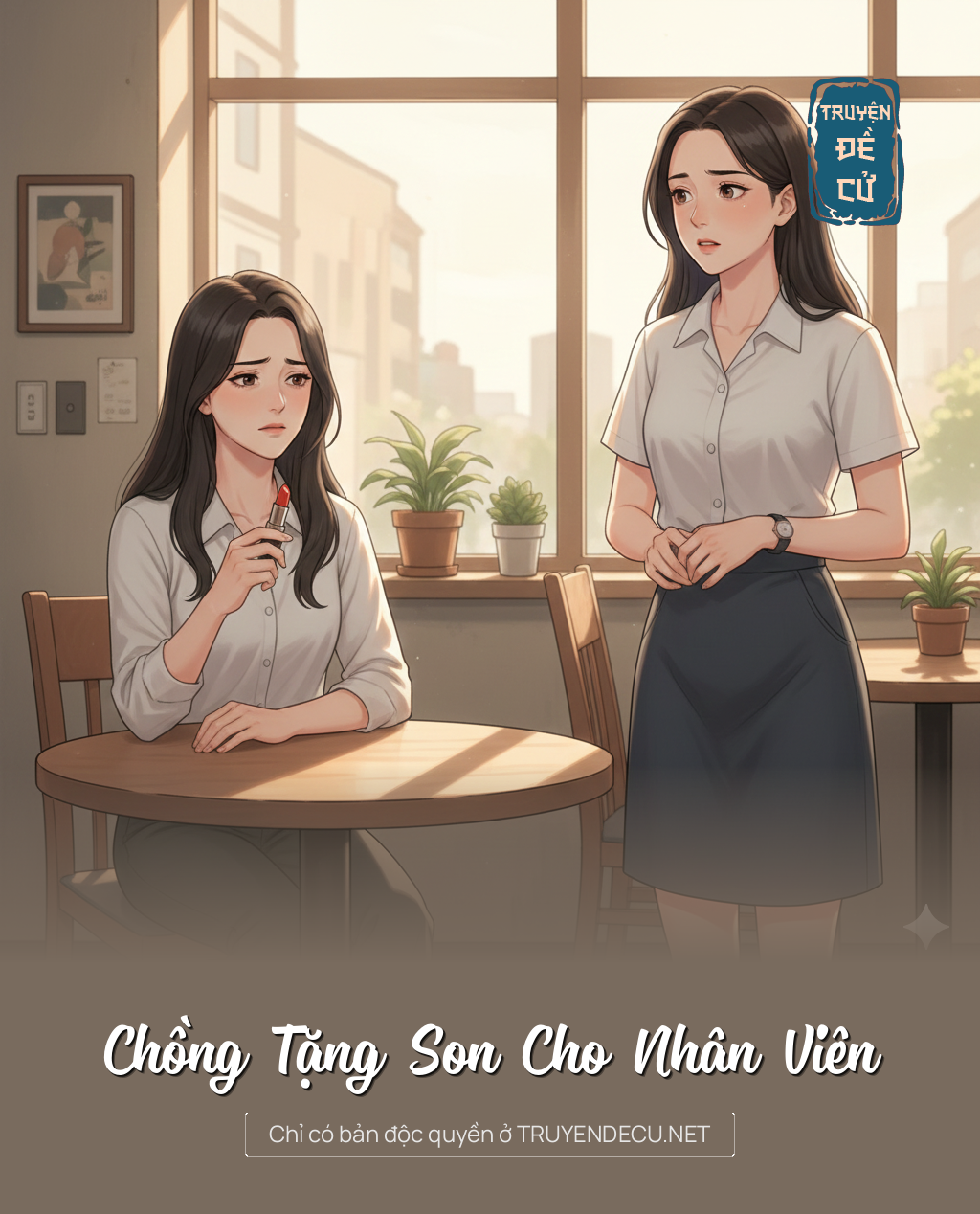 
                            Chồng Tặng Son Cho Nhân Viên