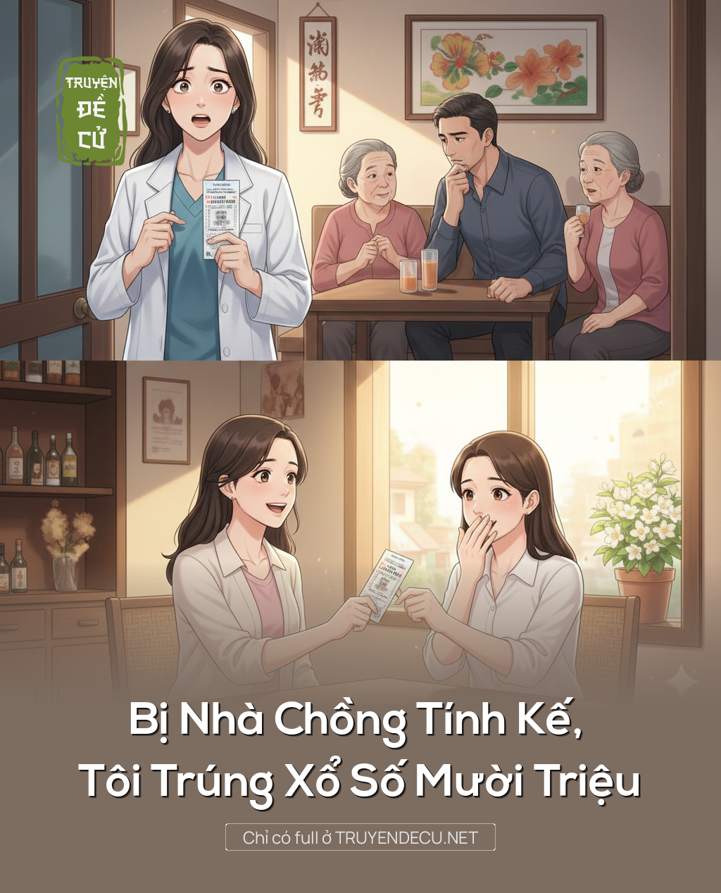 
                            Bị Nhà Chồng Tính Kế, Tôi Trúng Xổ Số Mười Triệu