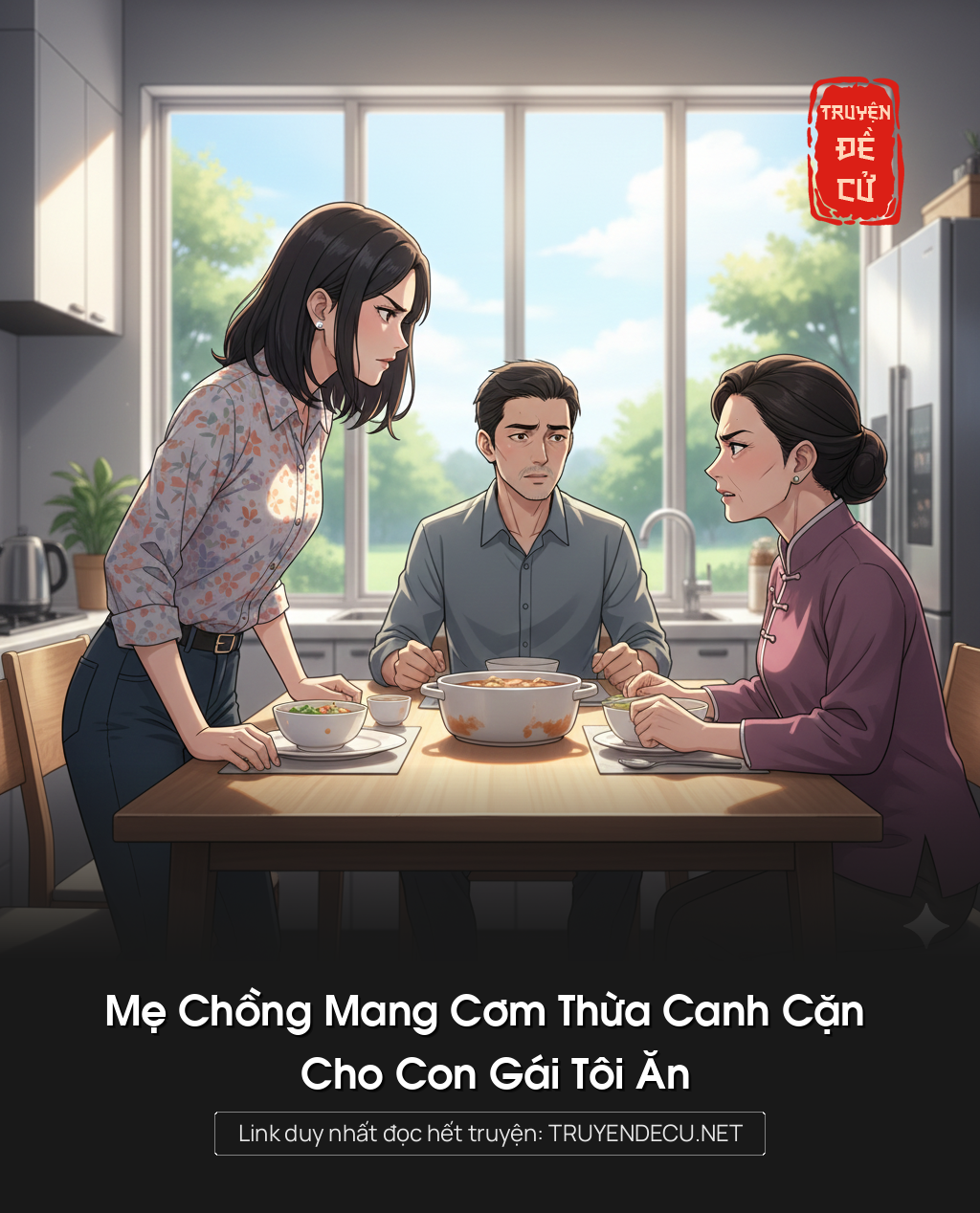 
                            Mẹ Chồng Mang Cơm Thừa Canh Cặn Cho Con Gái Tôi Ăn