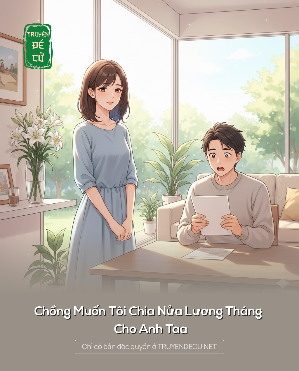 
                            Chồng Muốn Tôi Chia Nửa Lương Tháng Cho Anh Taa