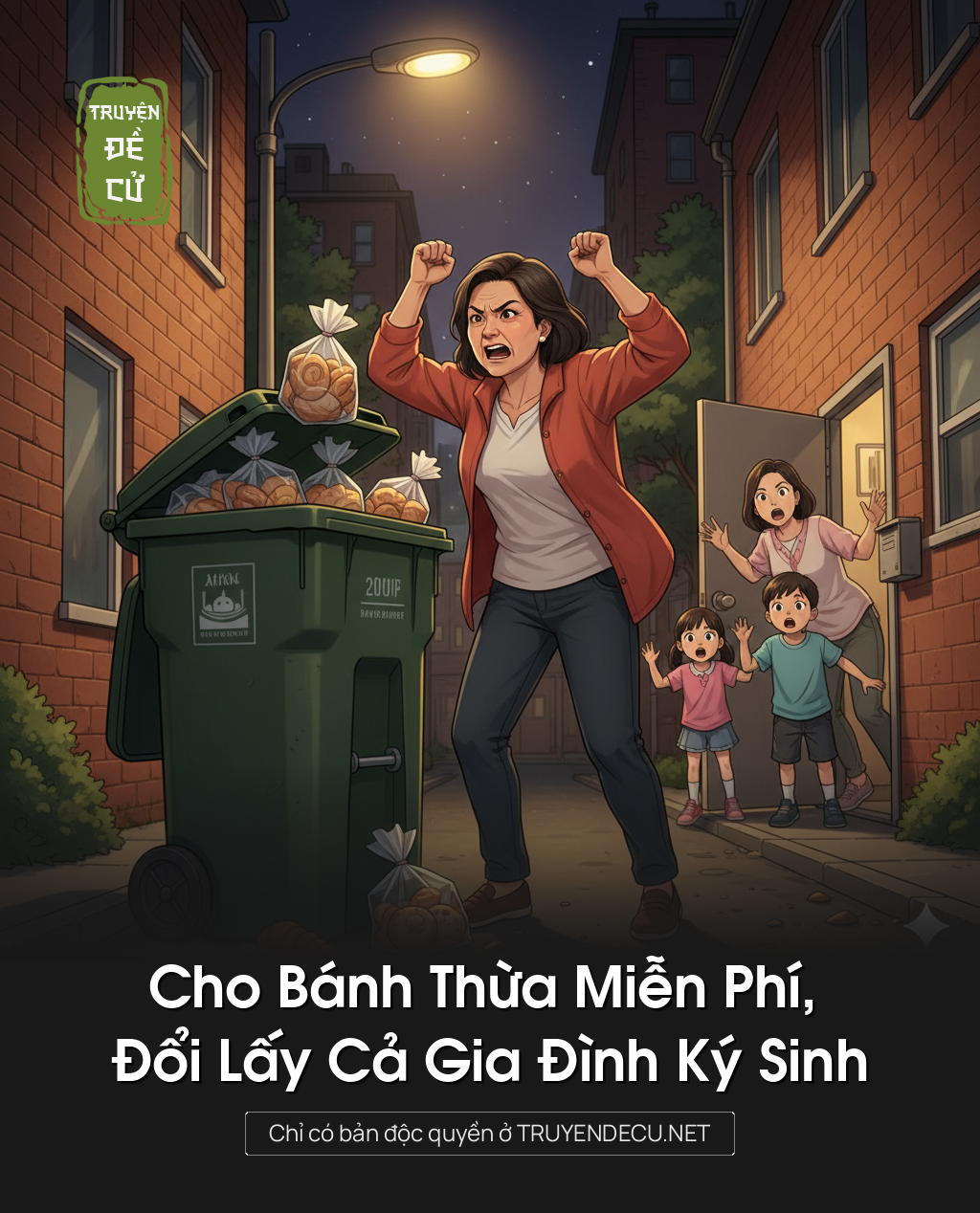 
                            Cho Bánh Thừa Miễn Phí, Đổi Lấy Cả Gia Đình Ký Sinh