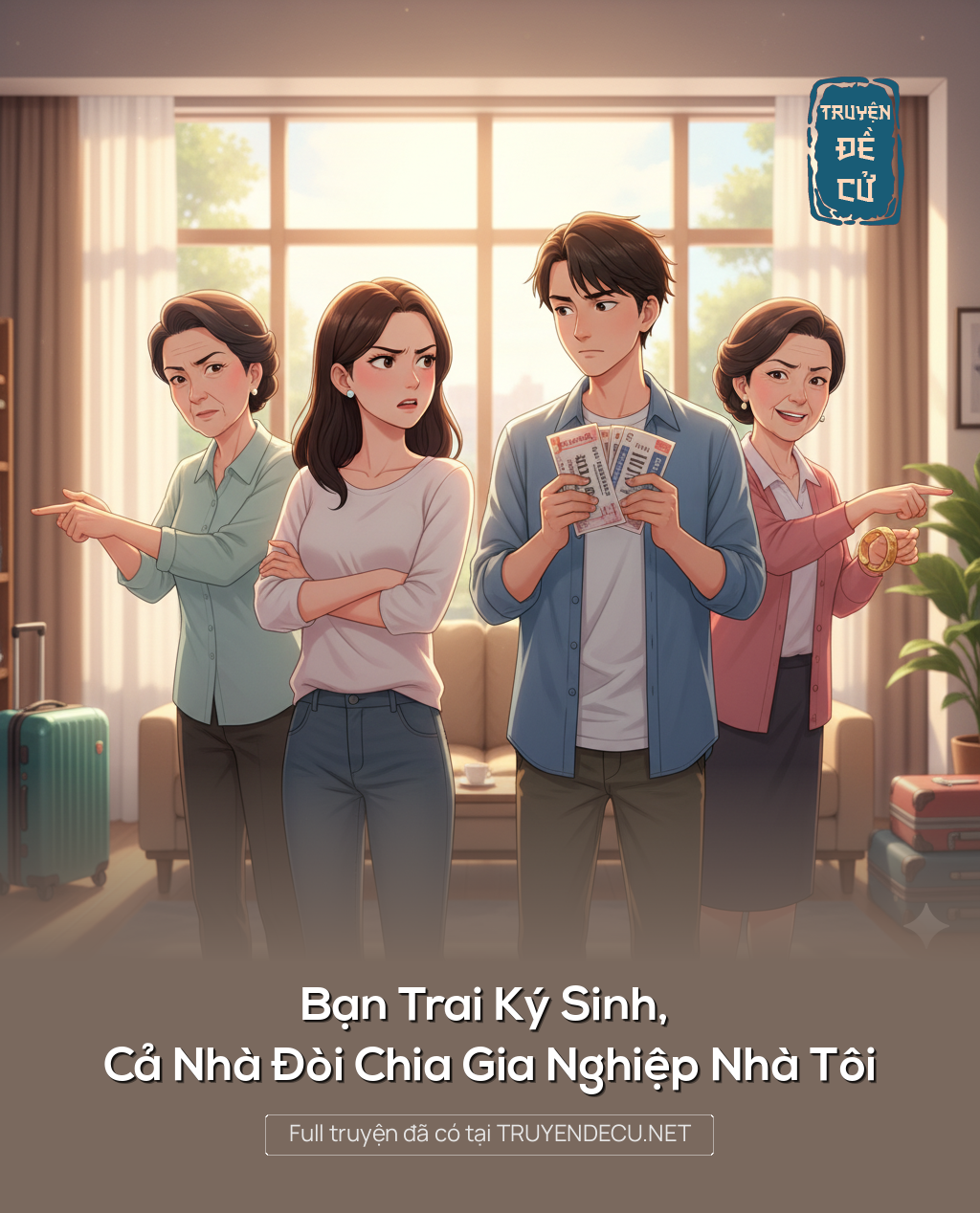 
                            Bạn Trai Ký Sinh, Cả Nhà Đòi Chia Gia Nghiệp Nhà Tôi
