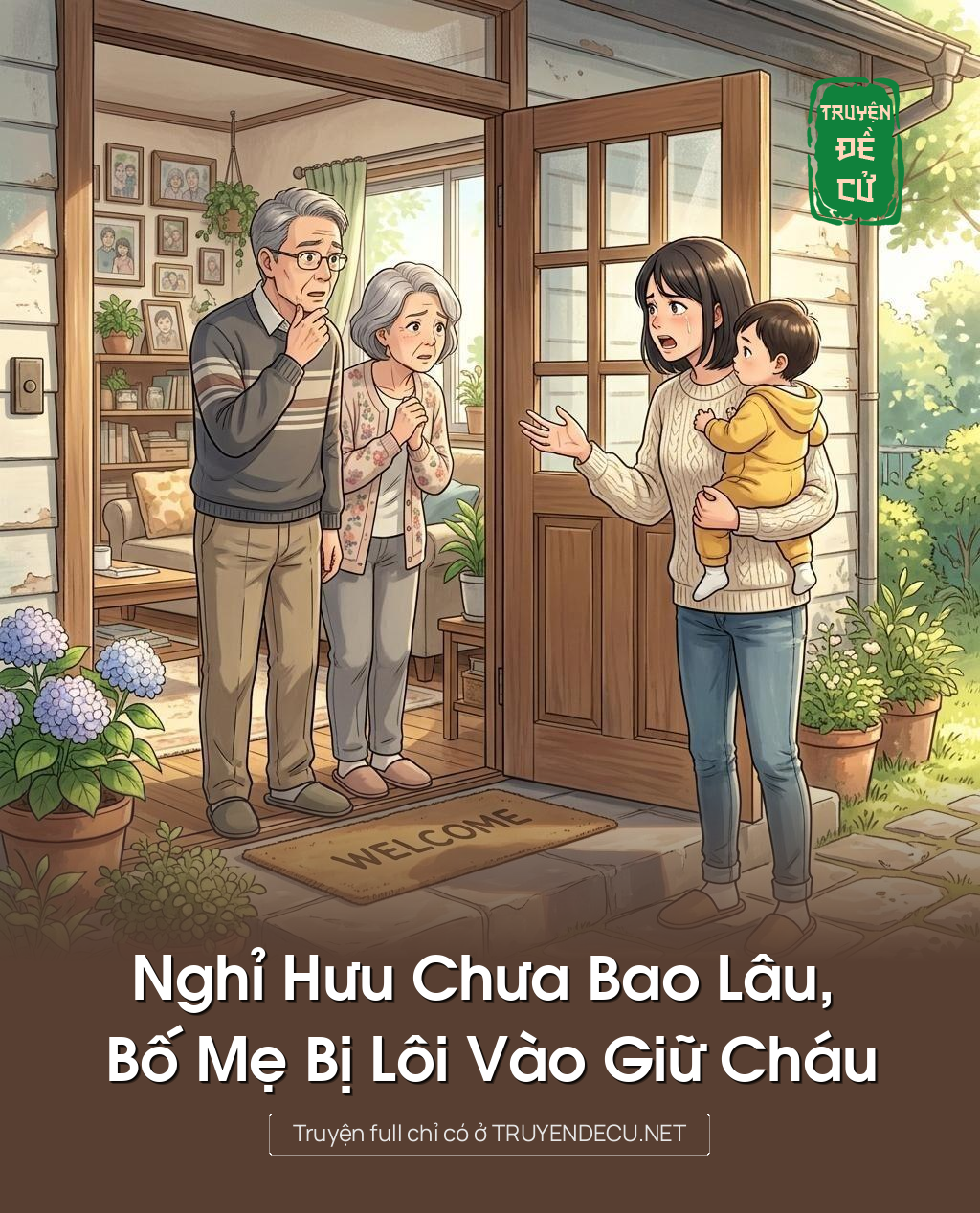 Nghỉ Hưu Chưa Bao Lâu, Bố Mẹ Bị Lôi Vào Giữ Cháu