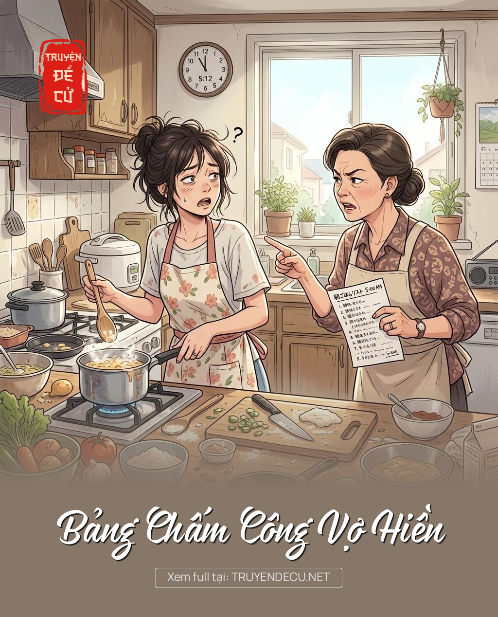Bảng Chấm Công Vợ Hiền