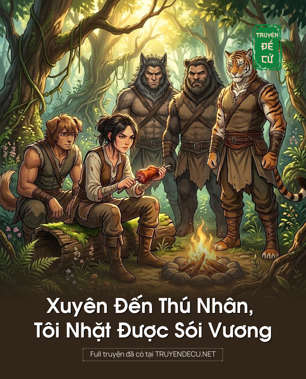 Xuyên Đến Thú Nhân, Tôi Nhặt Được Sói Vương