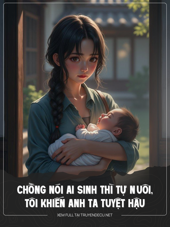 Chồng Nói Ai Sinh Thì Tự Nuôi, Tôi Khiến Anh Ta Tuyệt Hậu