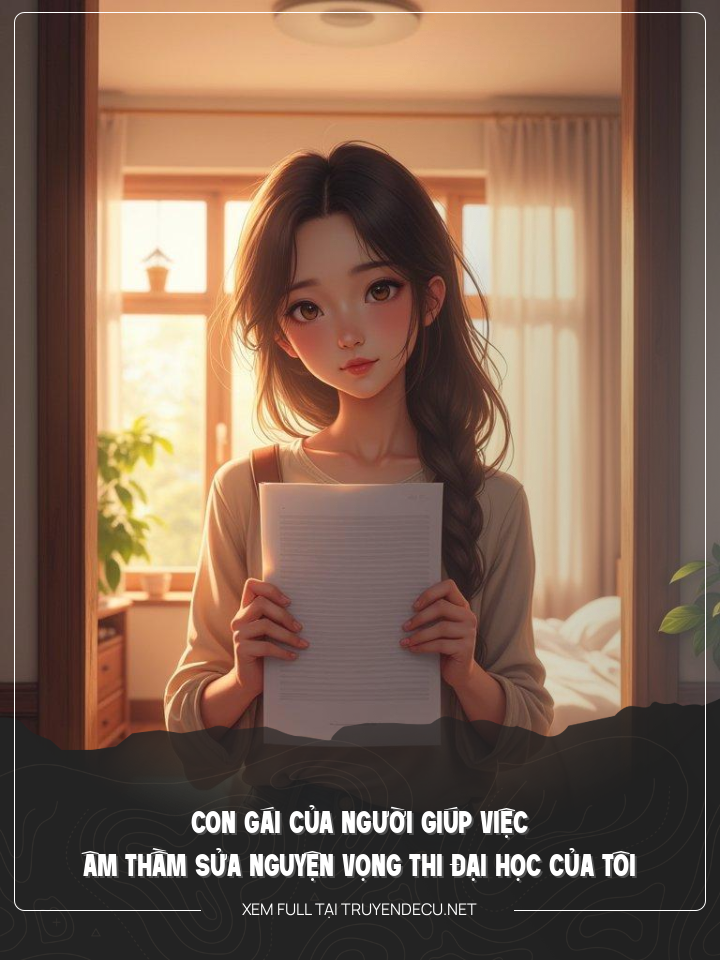 
                            Con Gái Của Người Giúp Việc Đã Âm Thầm Sửa Nguyện Vọng Thi Đại Học Của Tôi