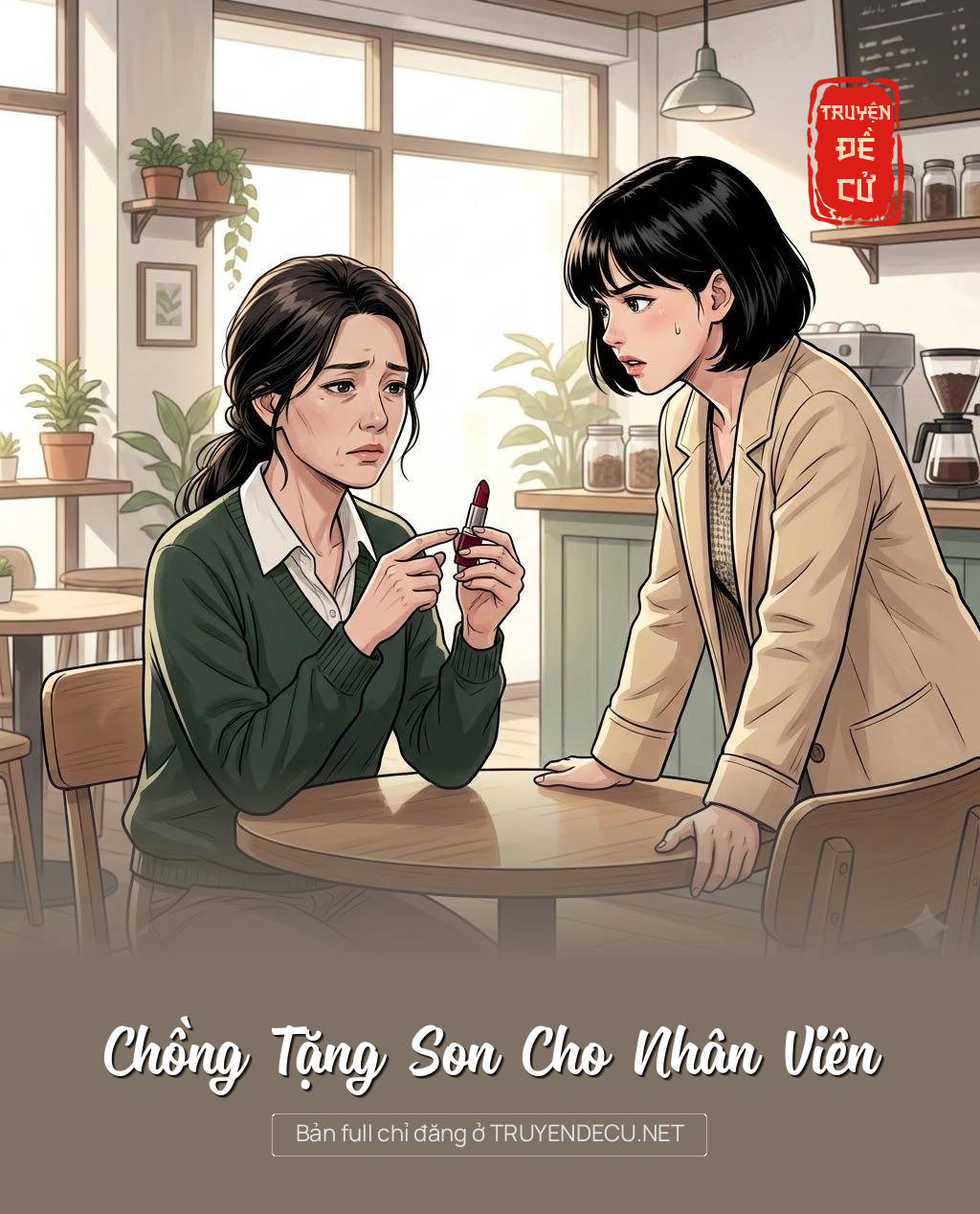 
                            Chồng Tặng Son Cho Nhân Viên