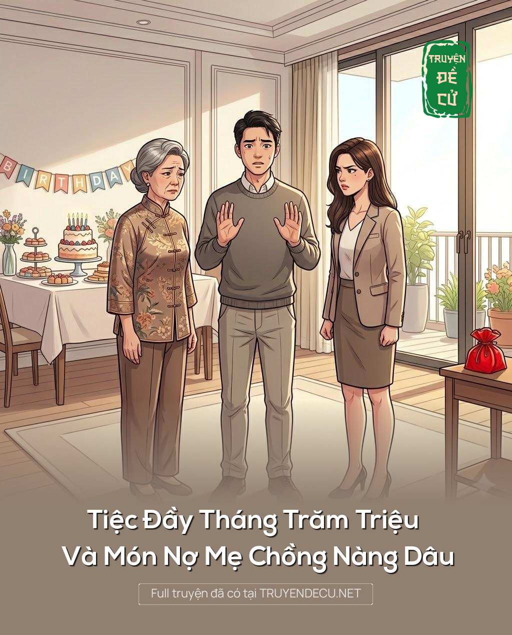 
                            Tiệc Đầy Tháng Trăm Triệu Và Món Nợ Mẹ Chồng Nàng Dâu