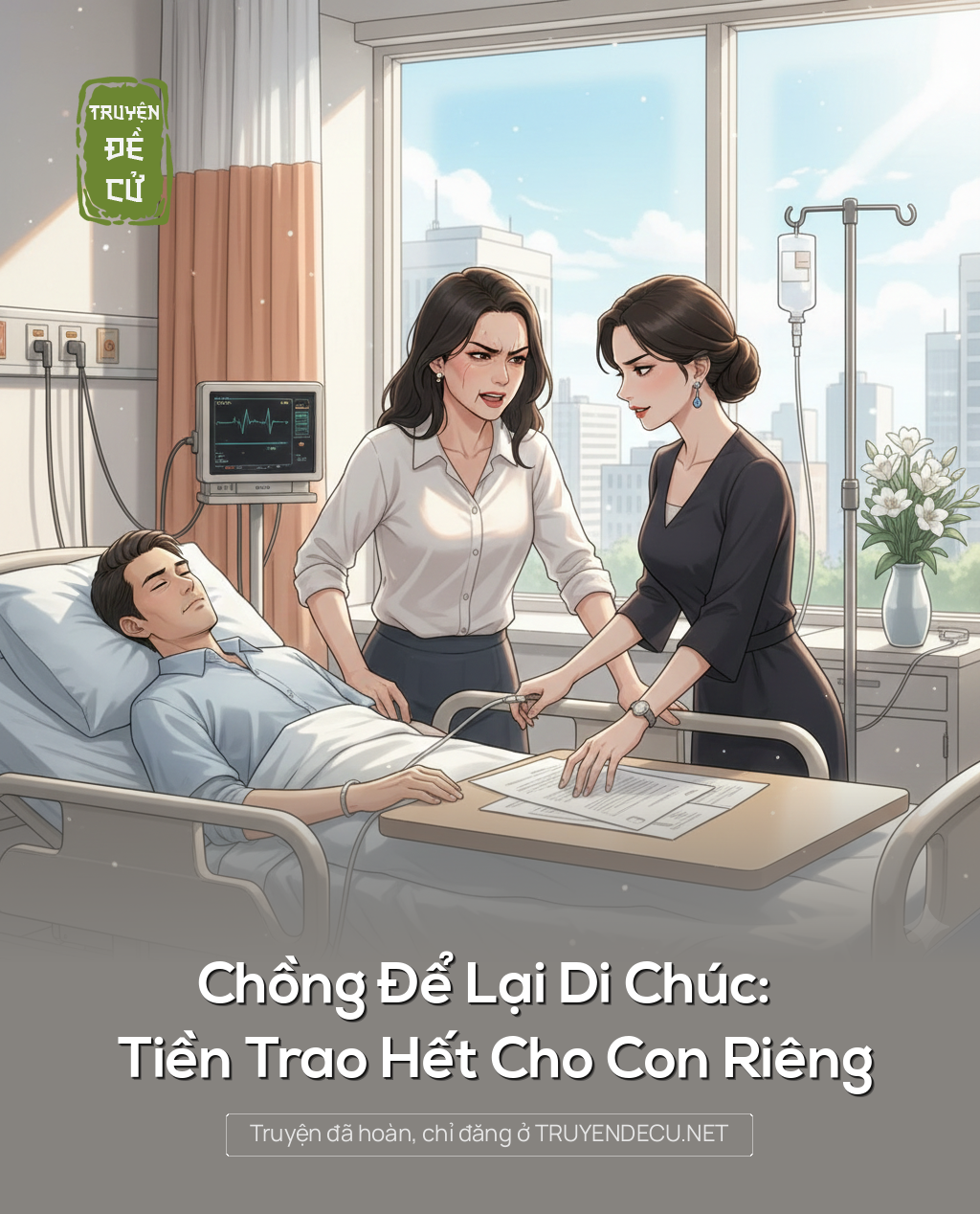 
                            Chồng Để Lại Di Chúc: Tiền Trao Hết Cho Con Riêng