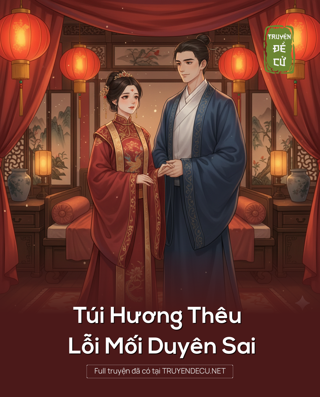 
                            Túi Hương Thêu Lỗi Mối Duyên Sai