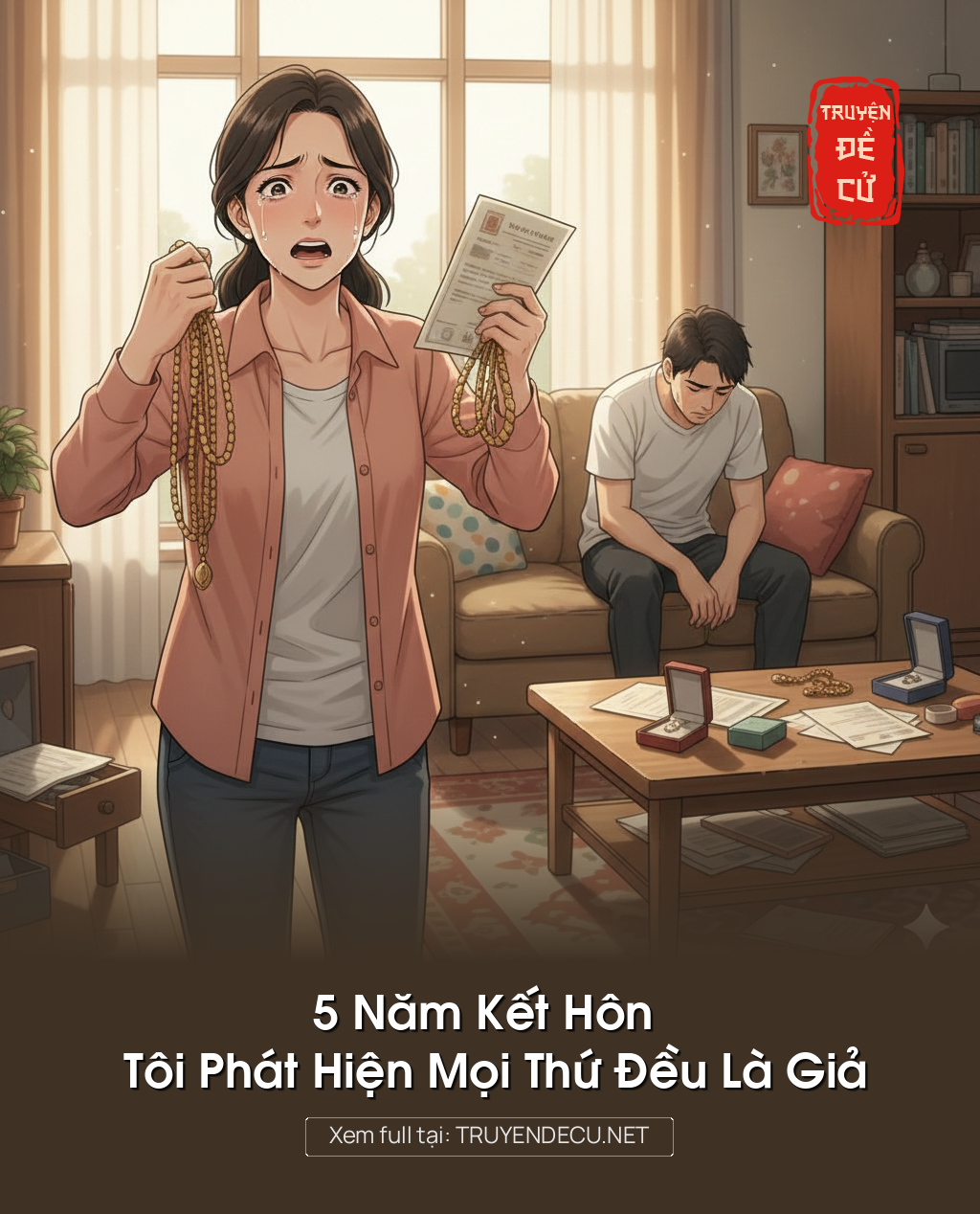 
                            5 Năm Kết Hôn Tôi Phát Hiện Mọi Thứ Đều Là Giả