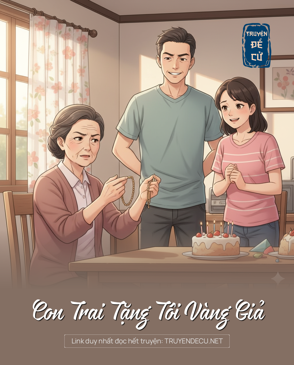 
                            Con Trai Tặng Tôi Vàng Giả