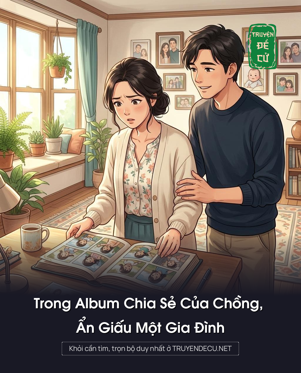 
                            Trong Album Chia Sẻ Của Chồng, Ẩn Giấu Một Gia Đình