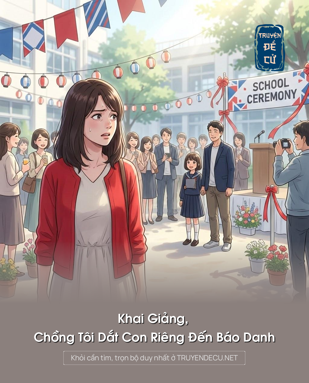 
                            Khai Giảng, Chồng Tôi Dắt Con Riêng Đến Báo Danh