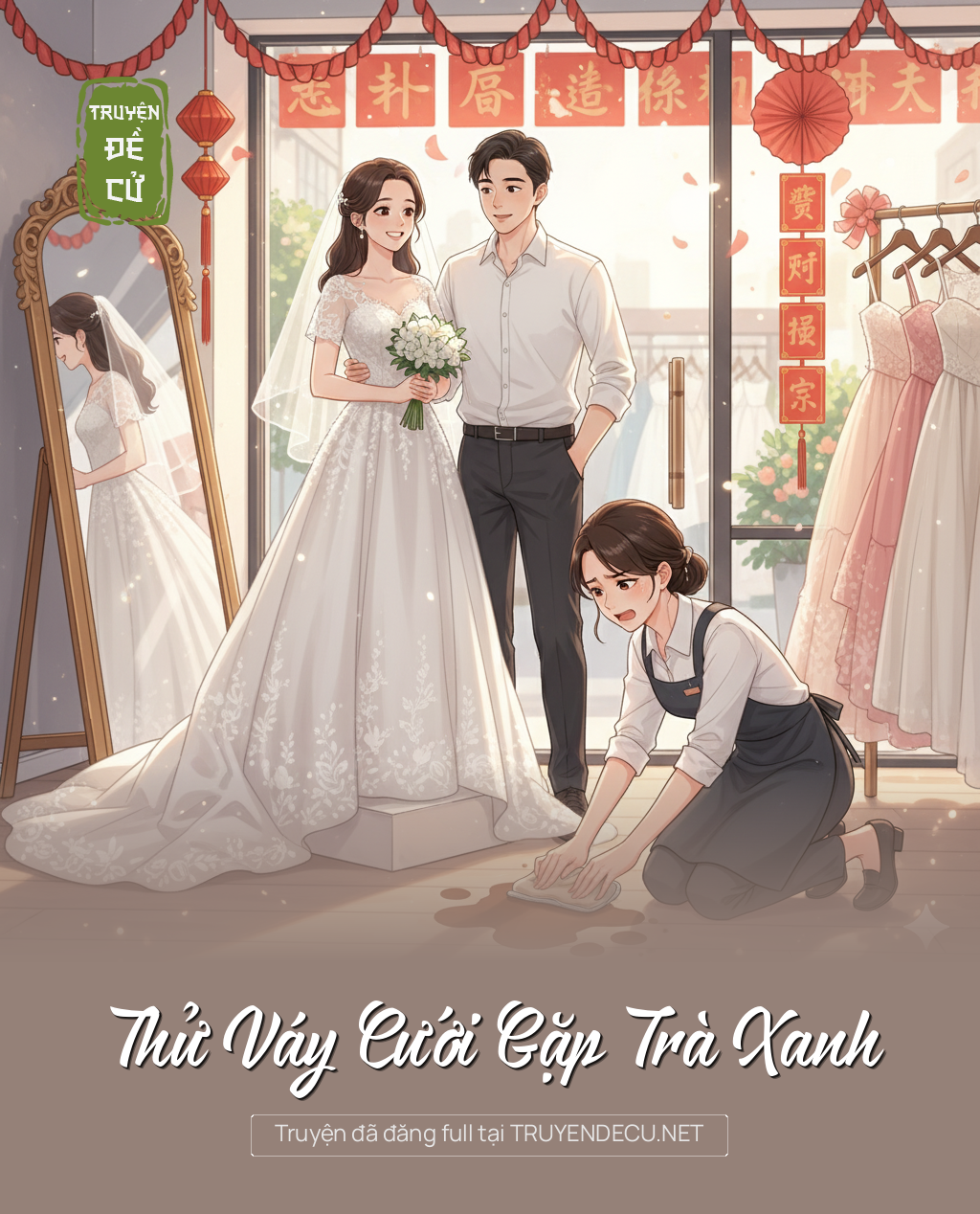 
                            Thử Váy Cưới Gặp Trà Xanh