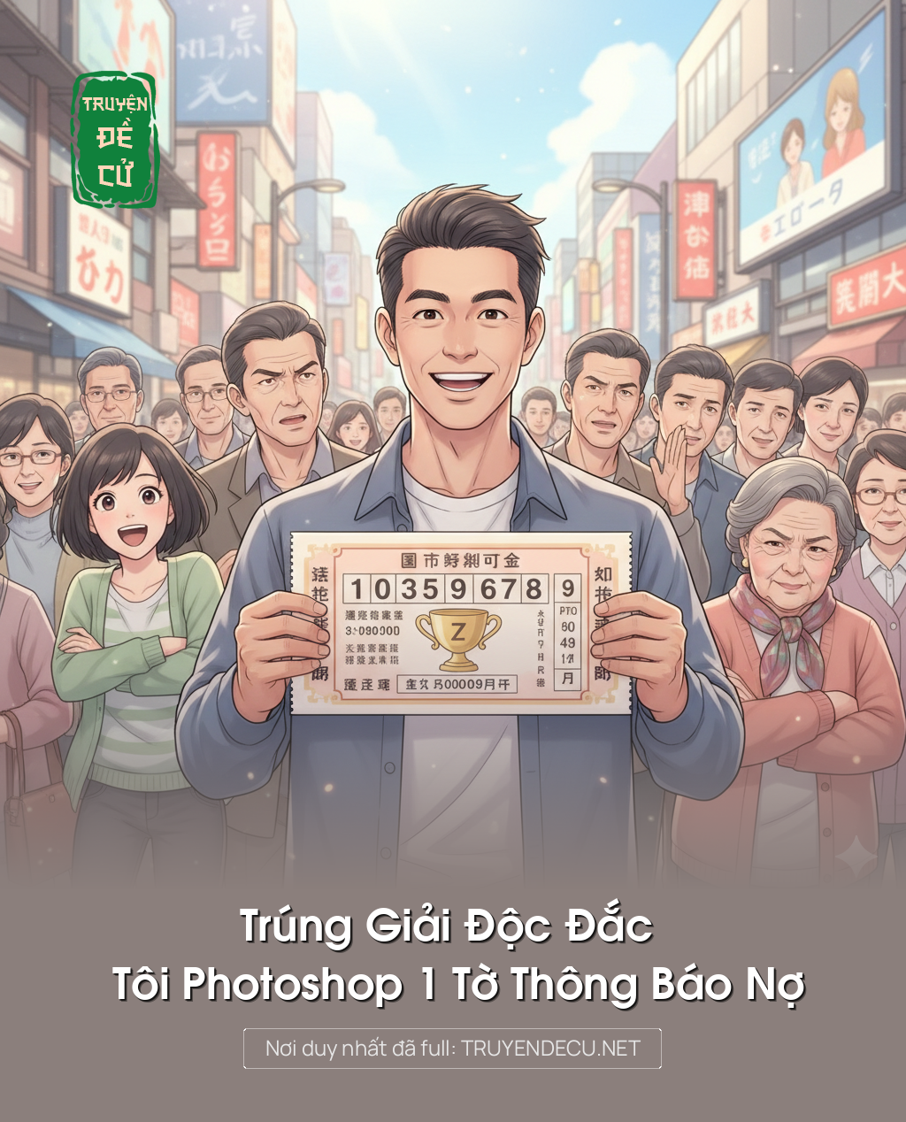 
                            Trúng Giải Độc Đắc Tôi Photoshop 1 Tờ Thông Báo Nợ