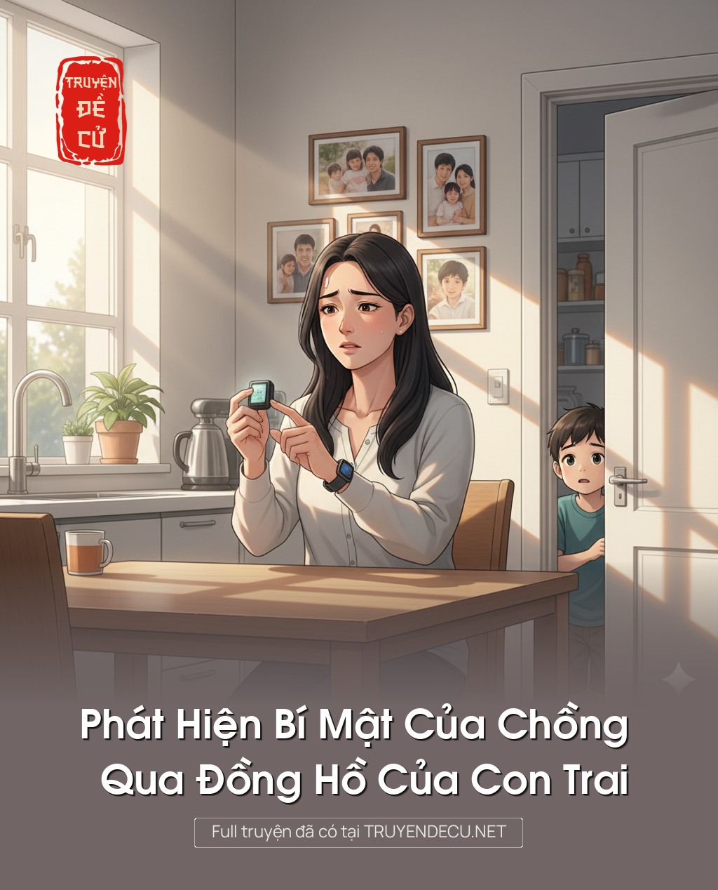 Phát Hiện Bí Mật Của Chồng Qua Đồng Hồ Của Con Trai