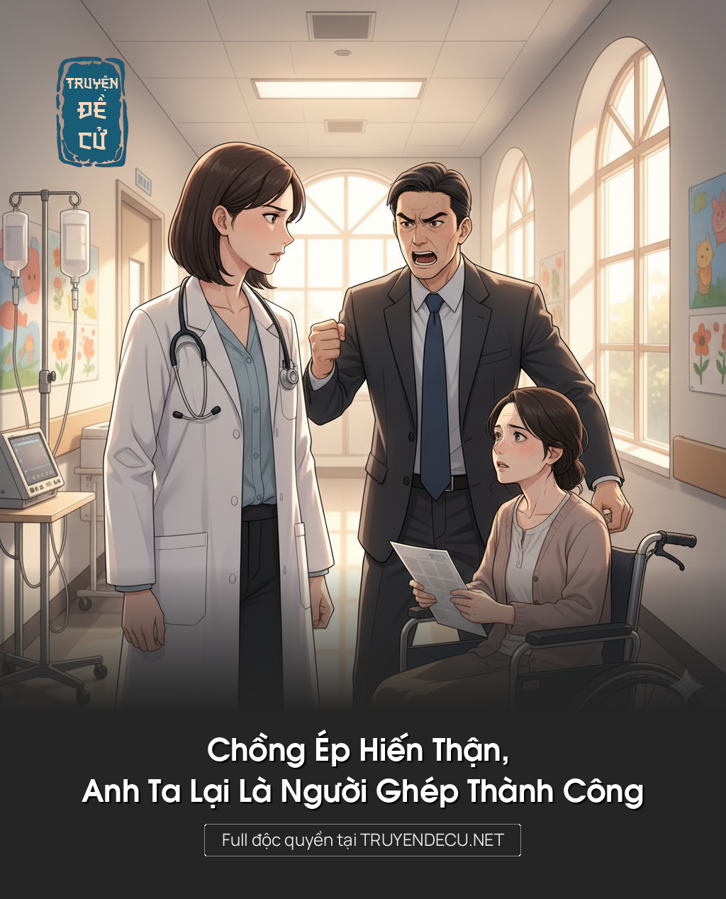 Chồng Ép Hiến Thận, Anh Ta Lại Là Người Ghép Thành Công