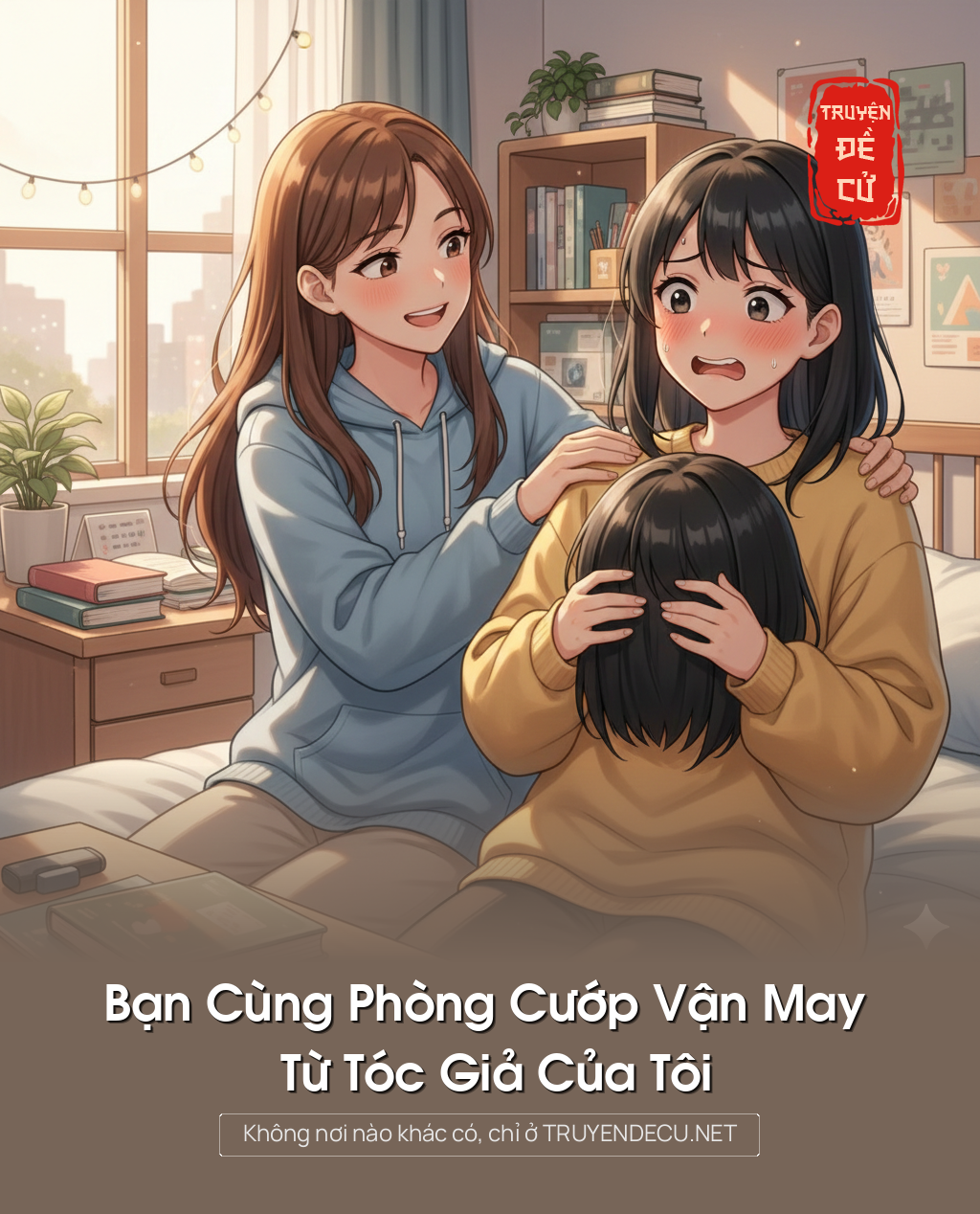 
                            Bạn Cùng Phòng Cướp Vận May Từ Tóc Giả Của Tôi