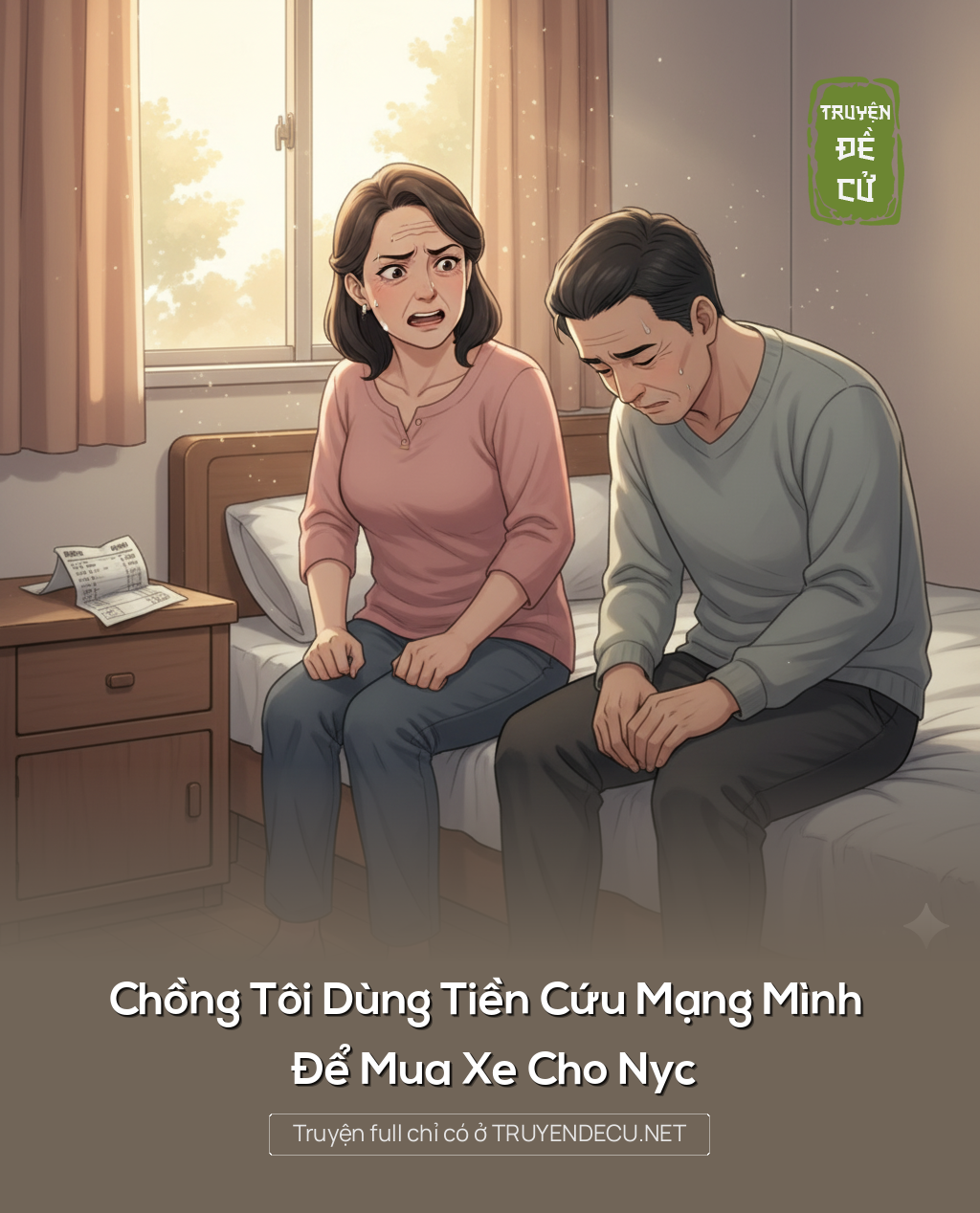 
                            Chồng Tôi Dùng Tiền Cứu Mạng Mình Để Mua Xe Cho Nyc