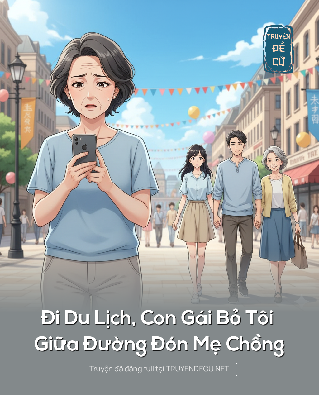 Đi Du Lịch, Con Gái Bỏ Tôi Giữa Đường Đón Mẹ Chồng