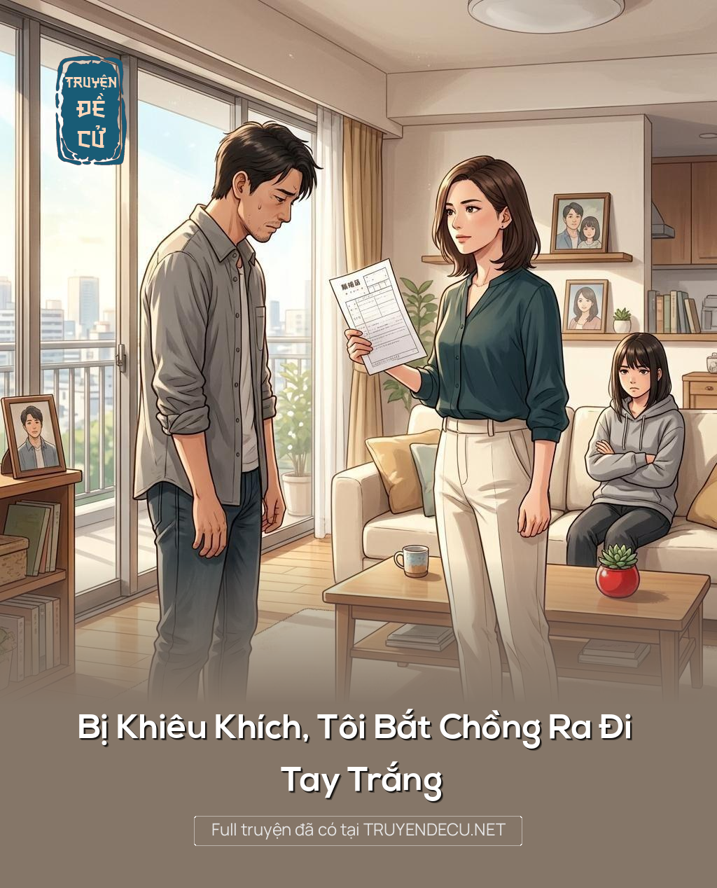 Bị Khiêu Khích, Tôi Bắt Chồng Ra Đi Tay Trắng