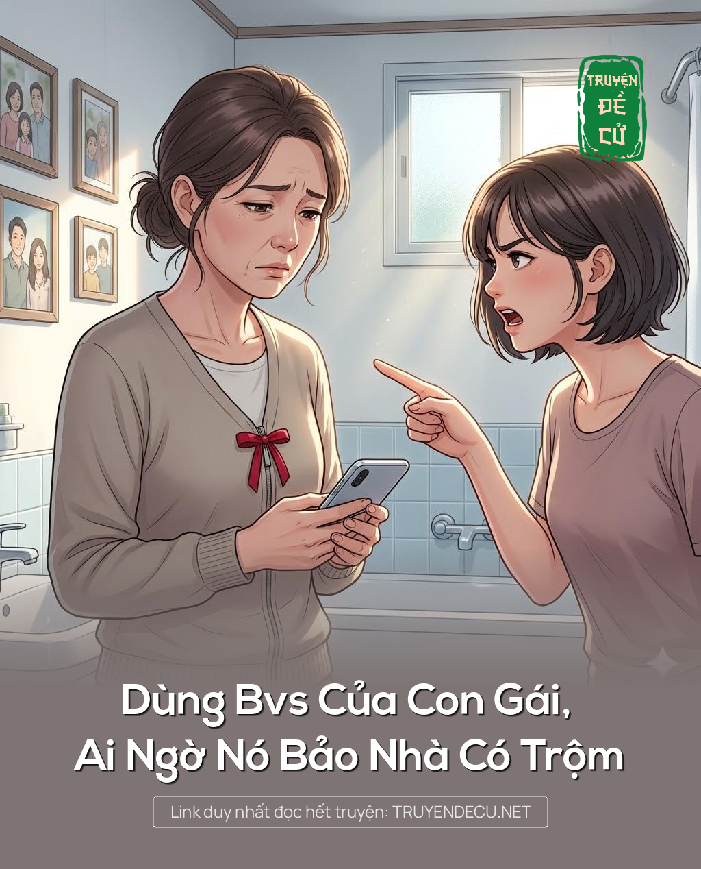 
                            Dùng Bvs Của Con Gái, Ai Ngờ Nó Bảo Nhà Có Trộm