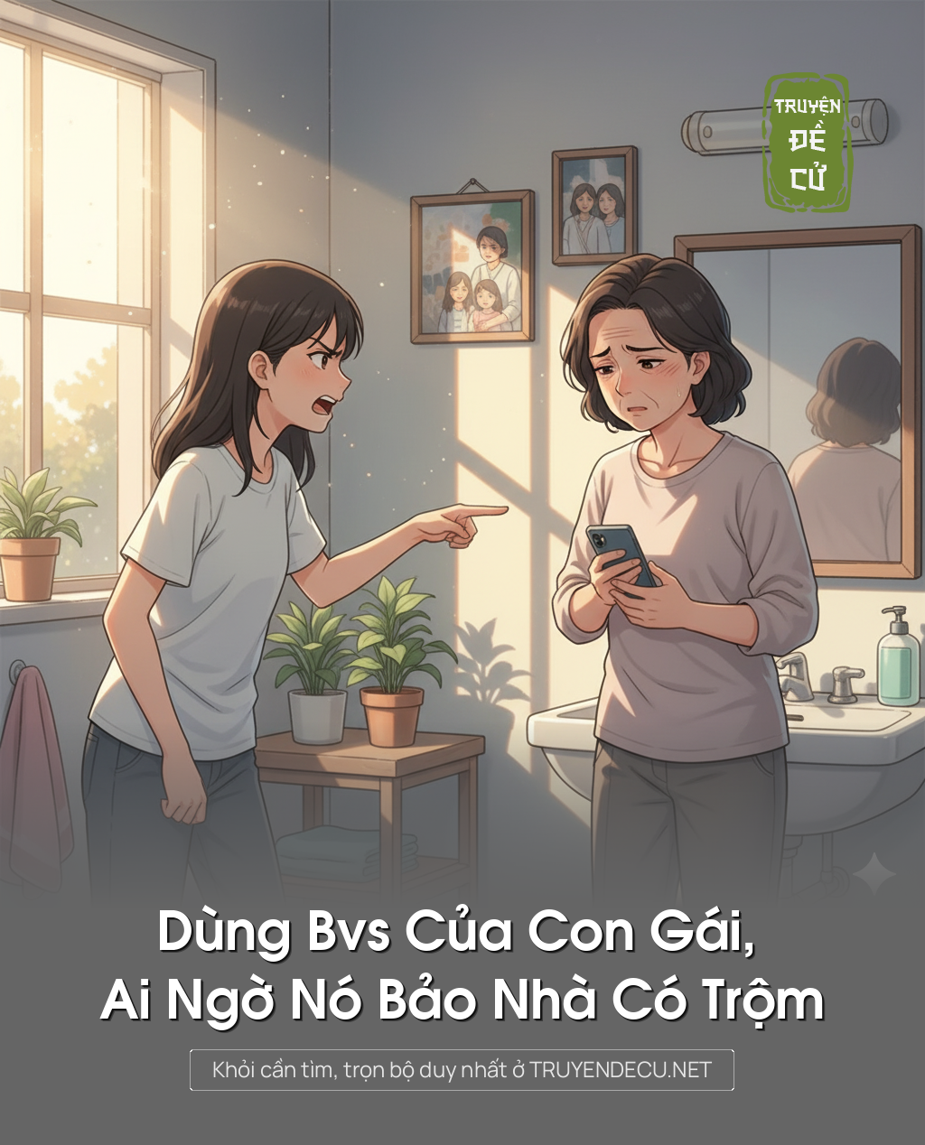 
                            Dùng Bvs Của Con Gái, Ai Ngờ Nó Bảo Nhà Có Trộm
