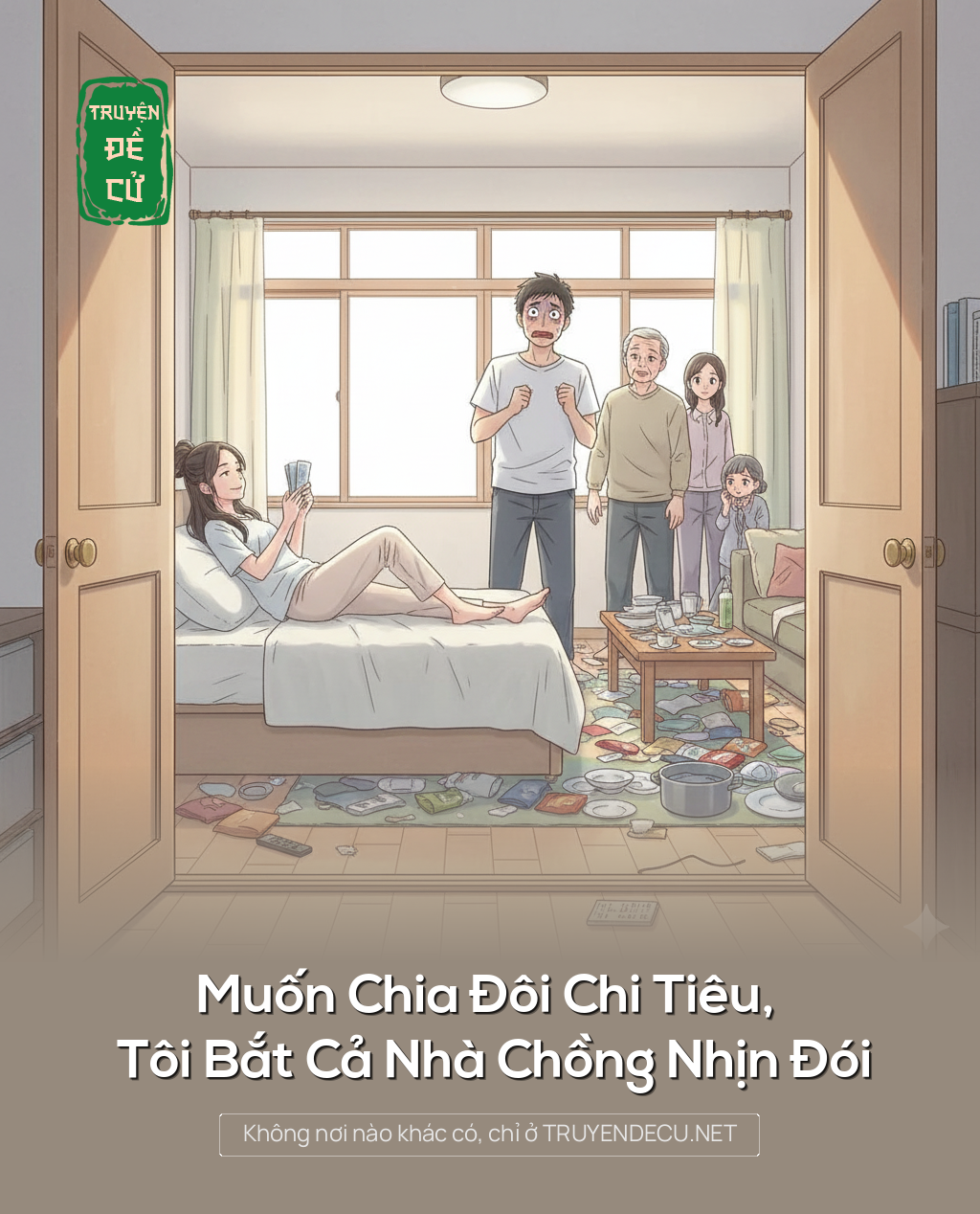 Muốn Chia Đôi Chi Tiêu, Tôi Bắt Cả Nhà Chồng Nhịn Đói