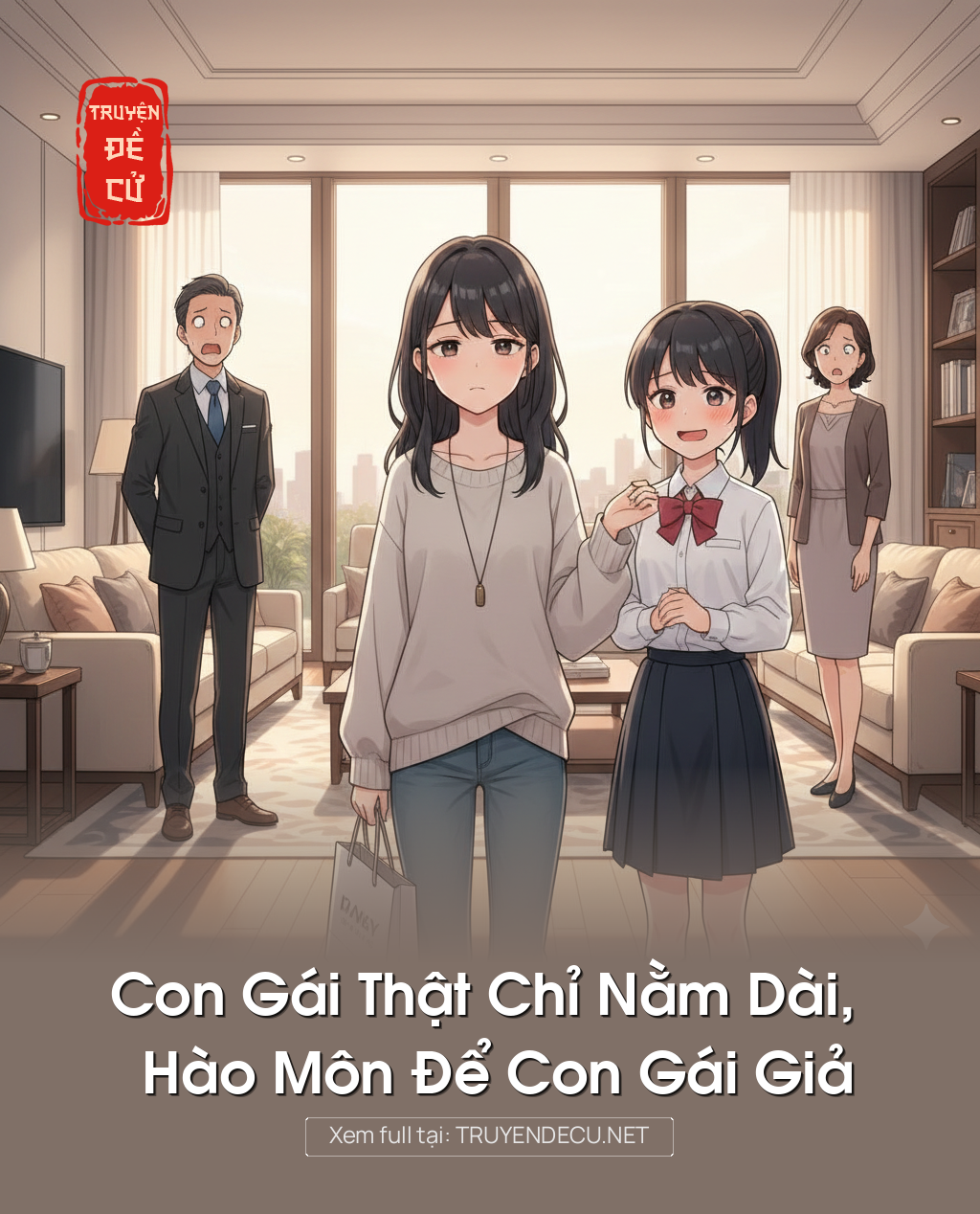 Con Gái Thật Chỉ Nằm Dài, Hào Môn Để Con Gái Giả