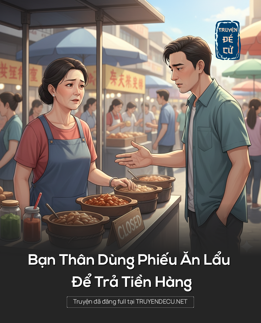 
                            Bạn Thân Dùng Phiếu Ăn Lẩu Để Trả Tiền Hàng