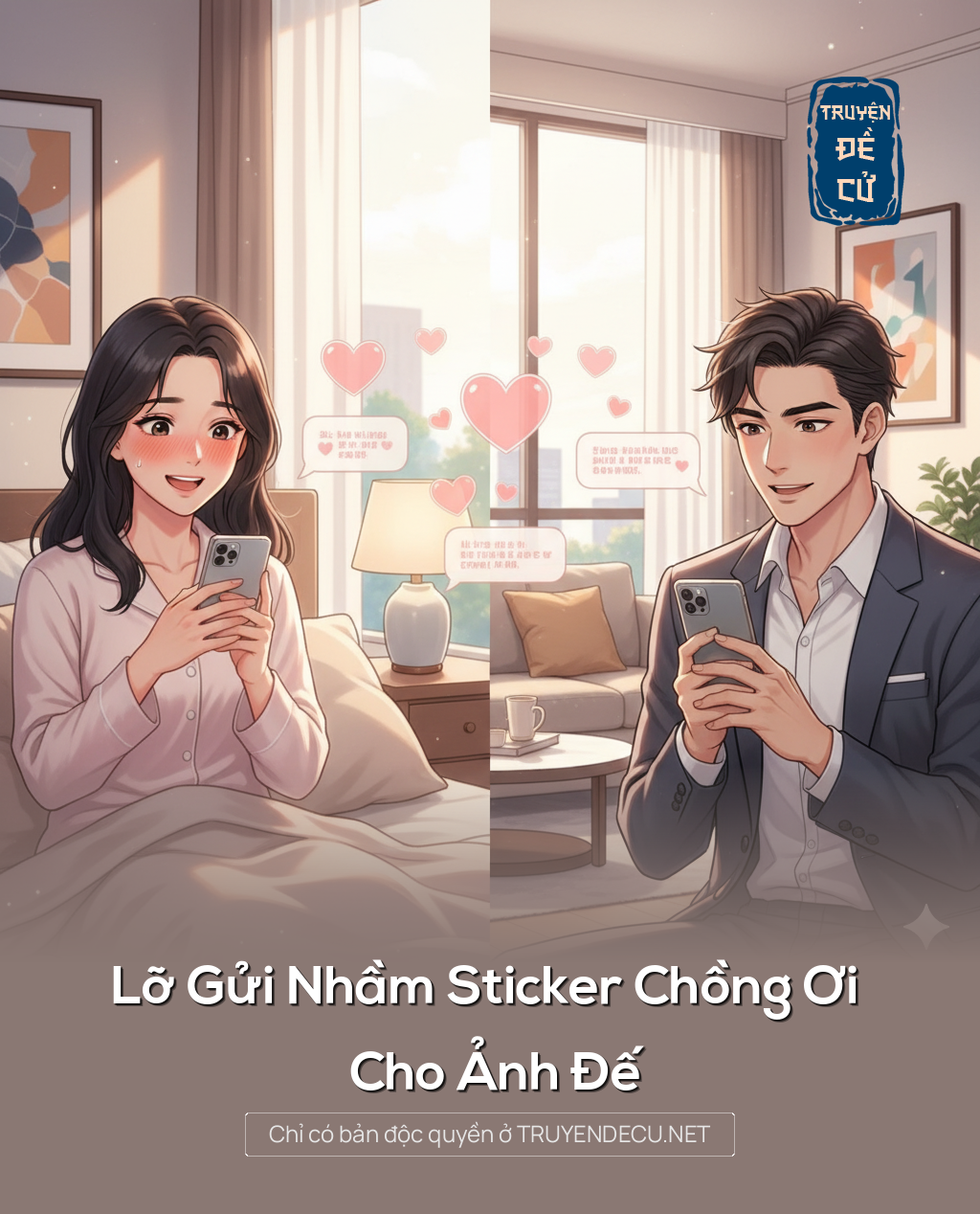 
                            Lỡ Gửi Nhầm Sticker Chồng Ơi Cho Ảnh Đế