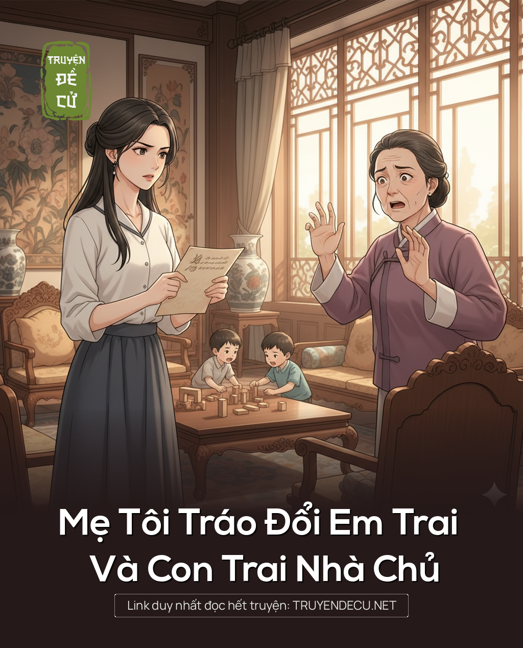 
                            Mẹ Tôi Tráo Đổi Em Trai Và Con Trai Nhà Chủ