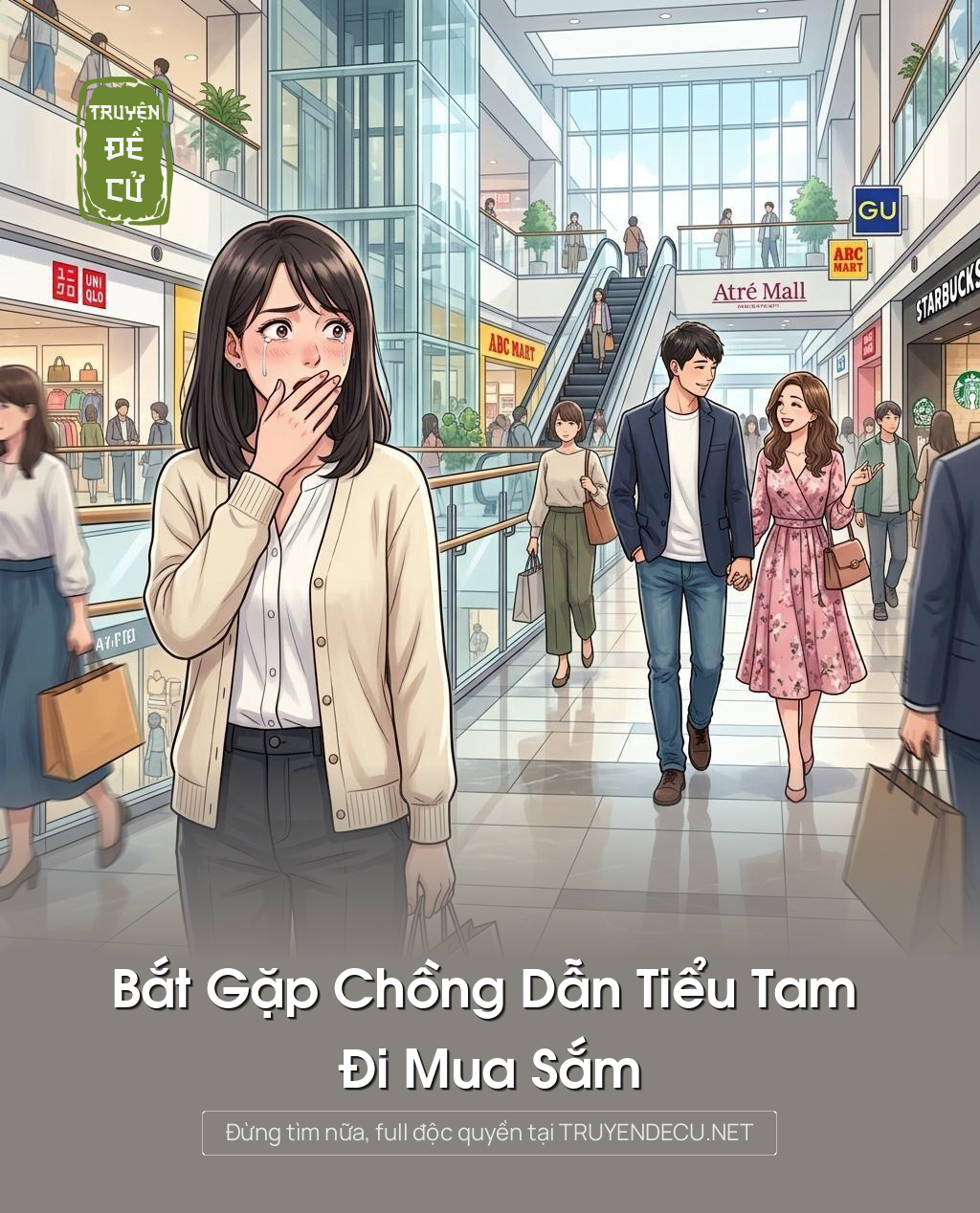 Bắt Gặp Chồng Dẫn Tiểu Tam Đi Mua Sắm