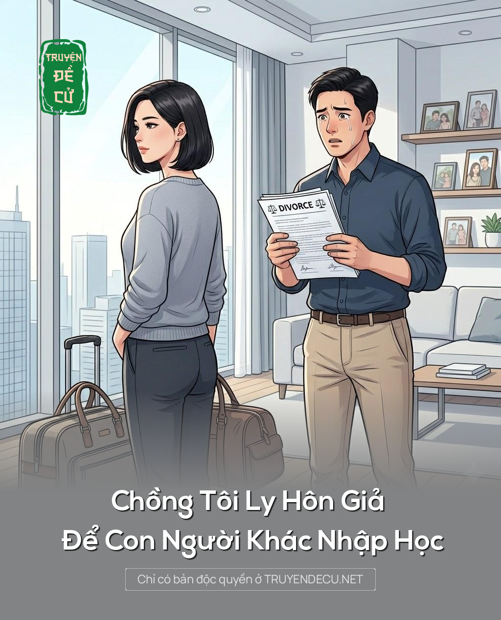 
                            Chồng Tôi Ly Hôn Giả Để Con Người Khác Nhập Học