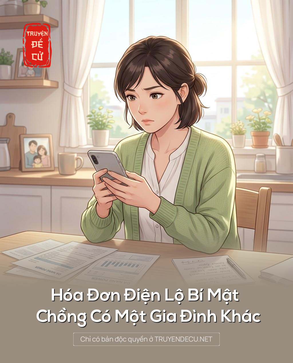 
                            Hóa Đơn Điện Lộ Bí Mật Chồng Có Một Gia Đình Khác