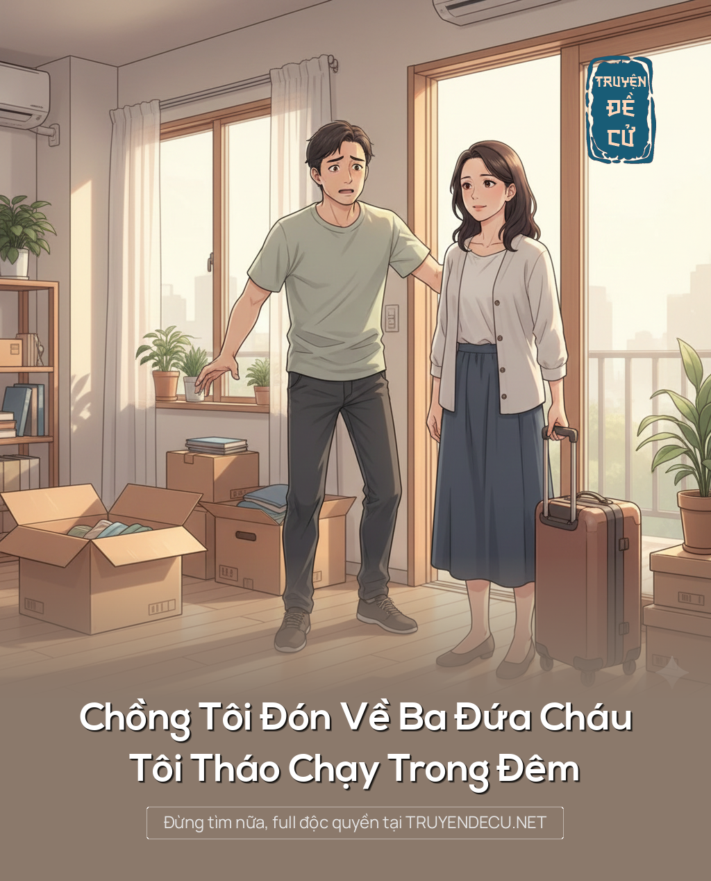 
                            Chồng Tôi Đón Về Ba Đứa Cháu, Tôi Tháo Chạy Trong Đêm
