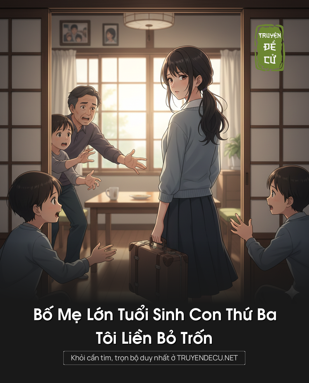 
                            Bố Mẹ Lớn Tuổi Sinh Con Thứ Ba, Tôi Liền Bỏ Trốn