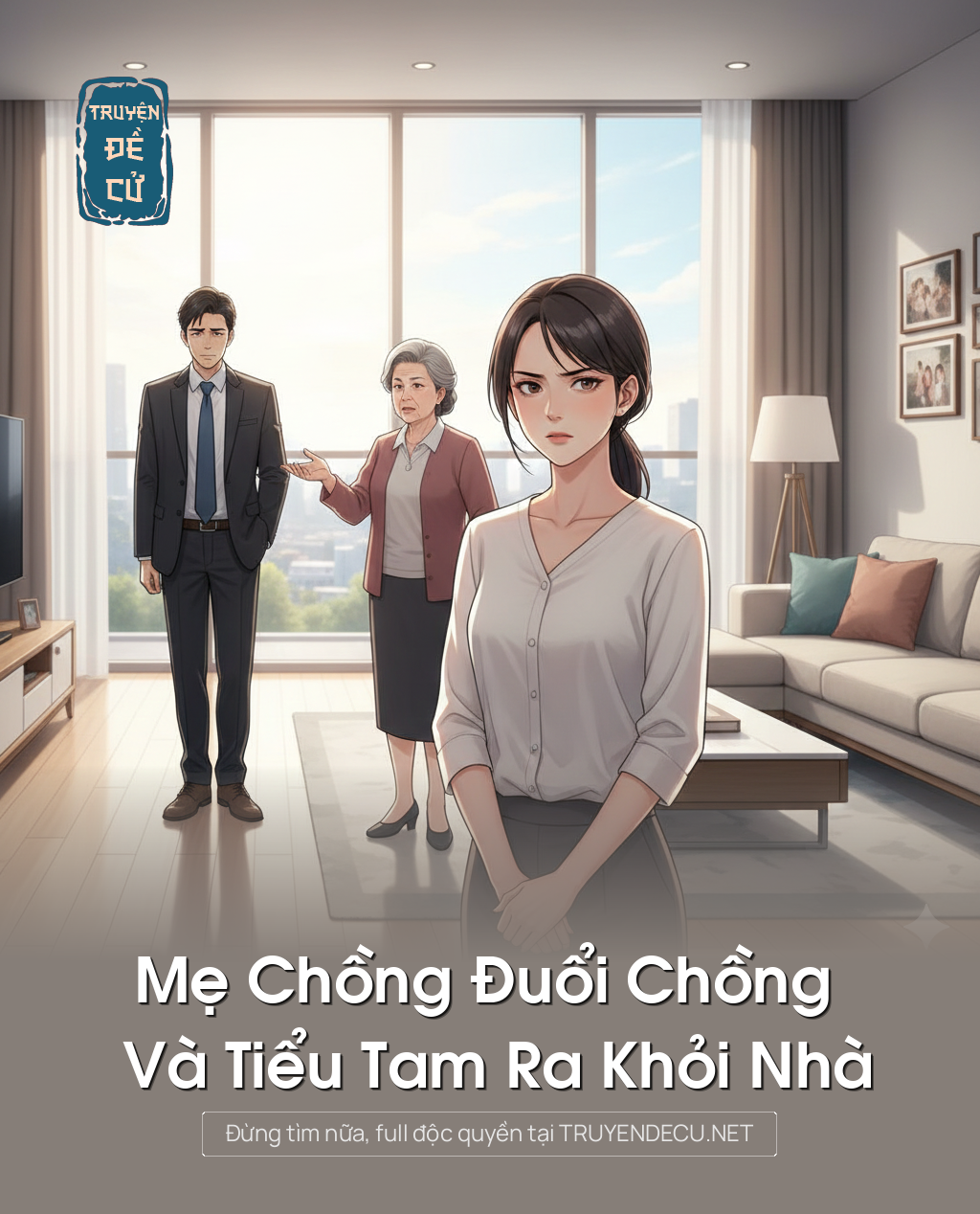 
                            Mẹ Chồng Đuổi Chồng Và Tiểu Tam Ra Khỏi Nhà