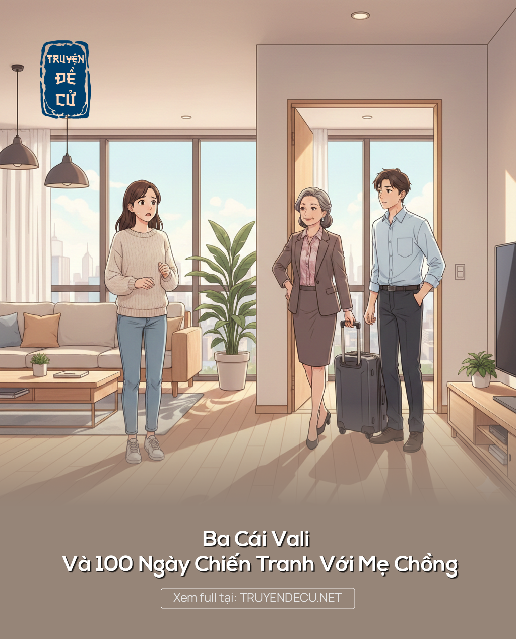 
                            Ba Cái Vali Và 100 Ngày Chiến Tranh Với Mẹ Chồng