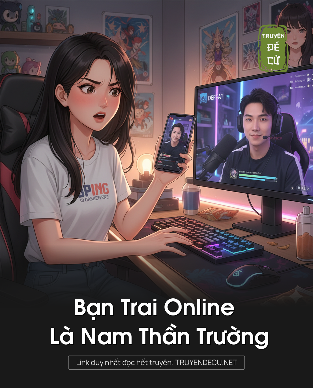 Bạn Trai Online Là Nam Thần Trường