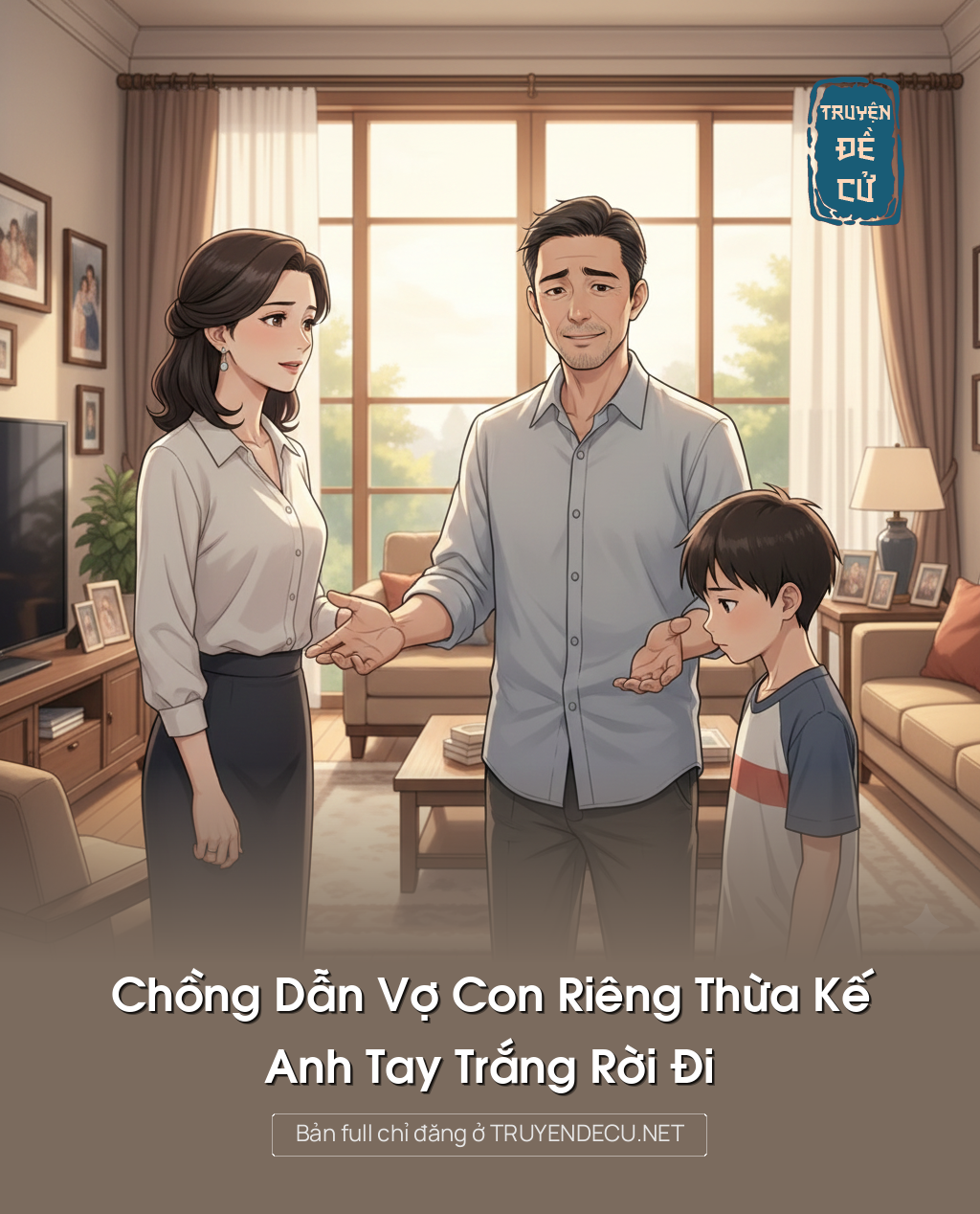 
                            Chồng Dẫn Vợ Con Riêng Thừa Kế, Anh Tay Trắng Rời Đi