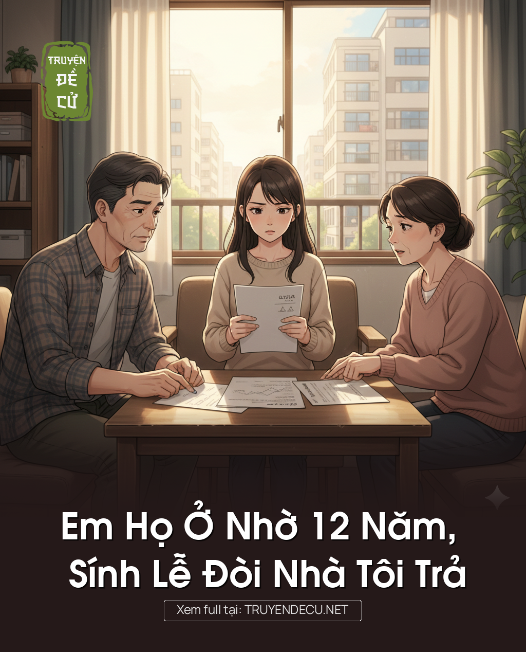 
                            Em Họ Ở Nhờ 12 Năm, Sính Lễ Đòi Nhà Tôi Trả