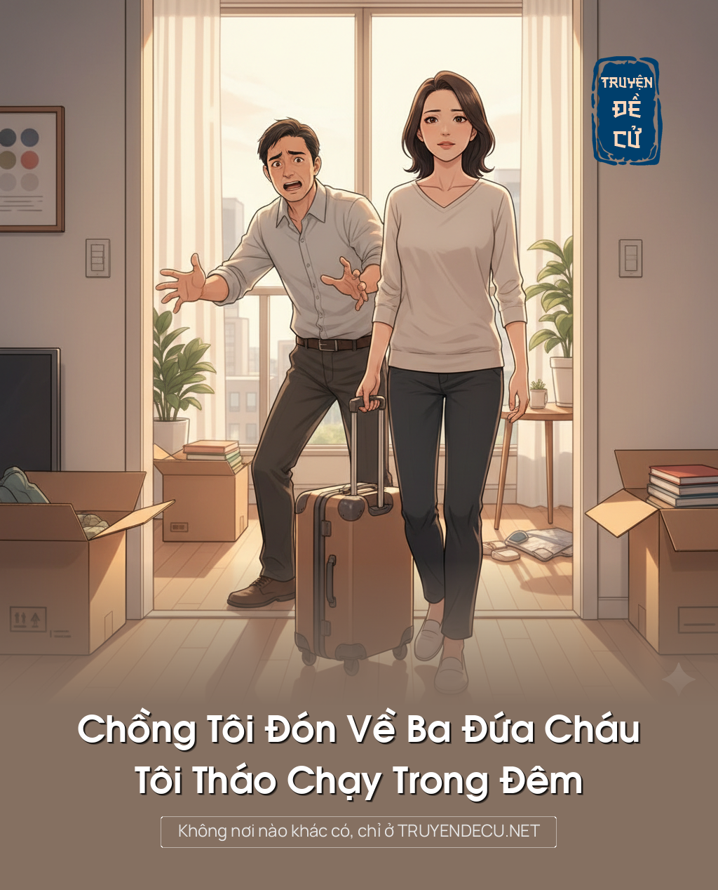 
                            Chồng Tôi Đón Về Ba Đứa Cháu, Tôi Tháo Chạy Trong Đêm