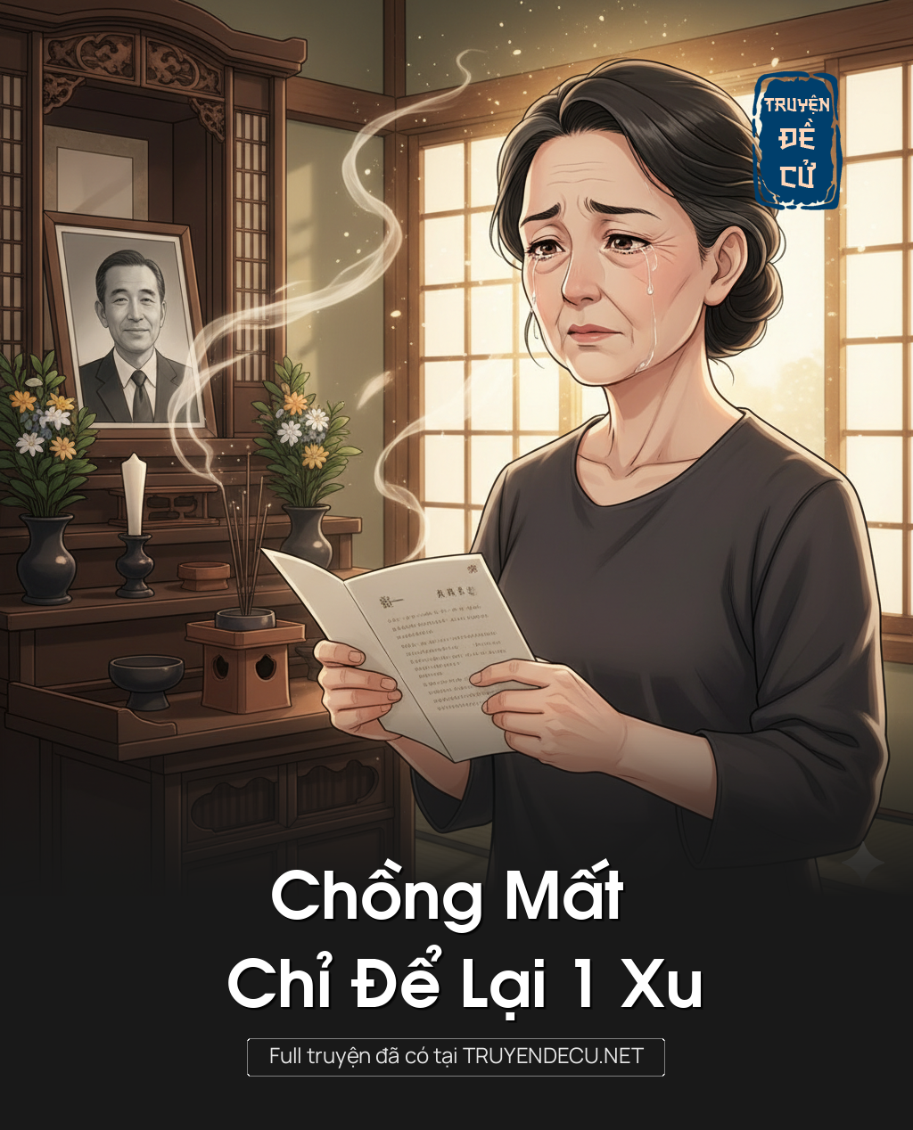 
                            Chồng Mất Chỉ Để Lại 1 Xu