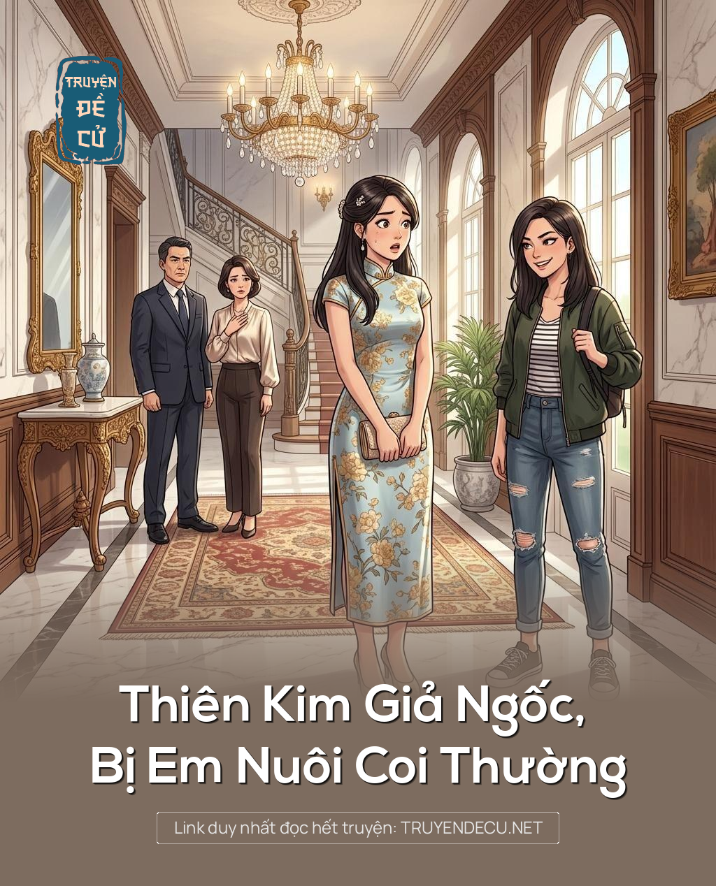 
                            Thiên Kim Giả Ngốc, Bị Em Nuôi Coi Thường
