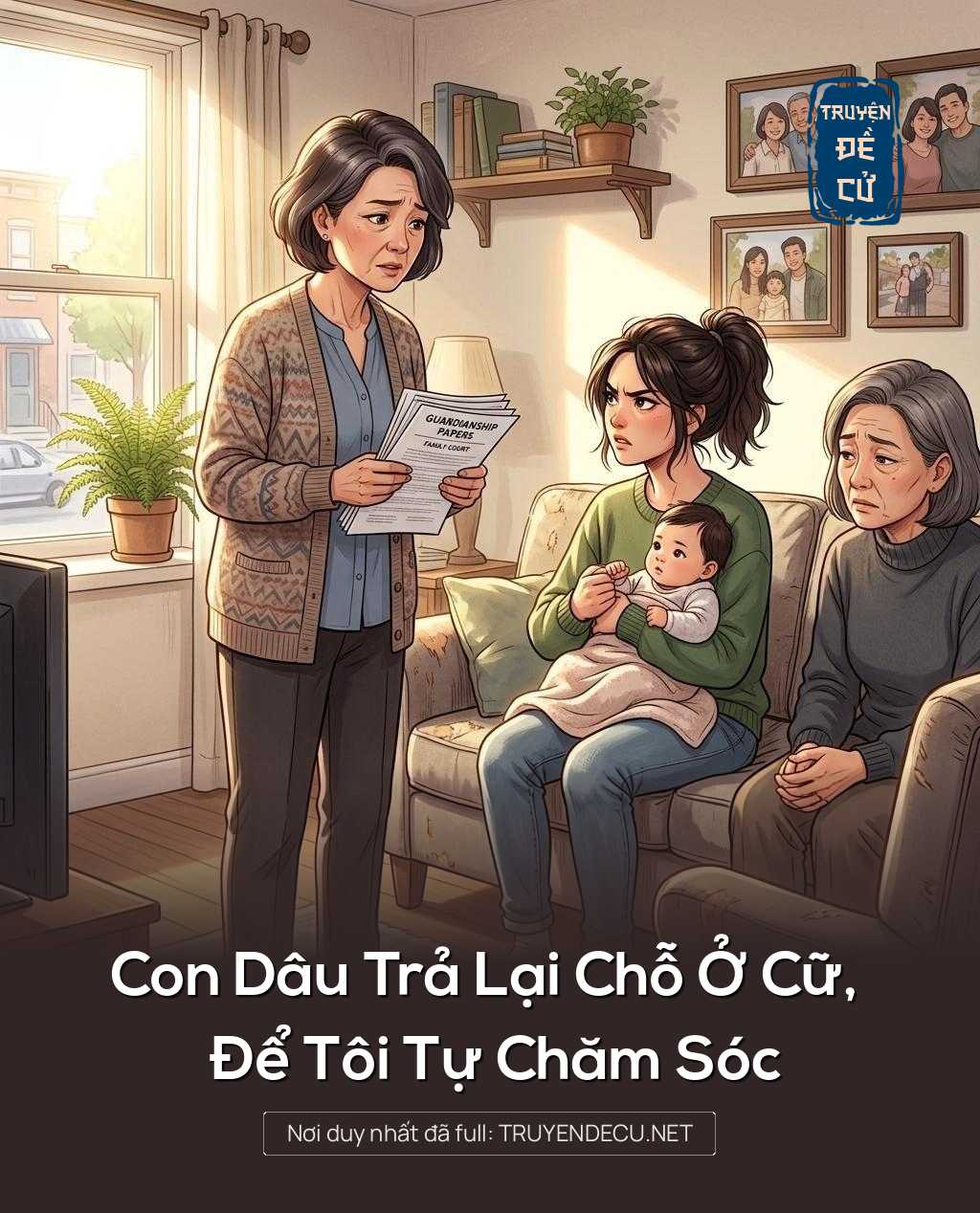 
                            Con Dâu Trả Lại Chỗ Ở Cữ, Để Tôi Tự Chăm Sóc