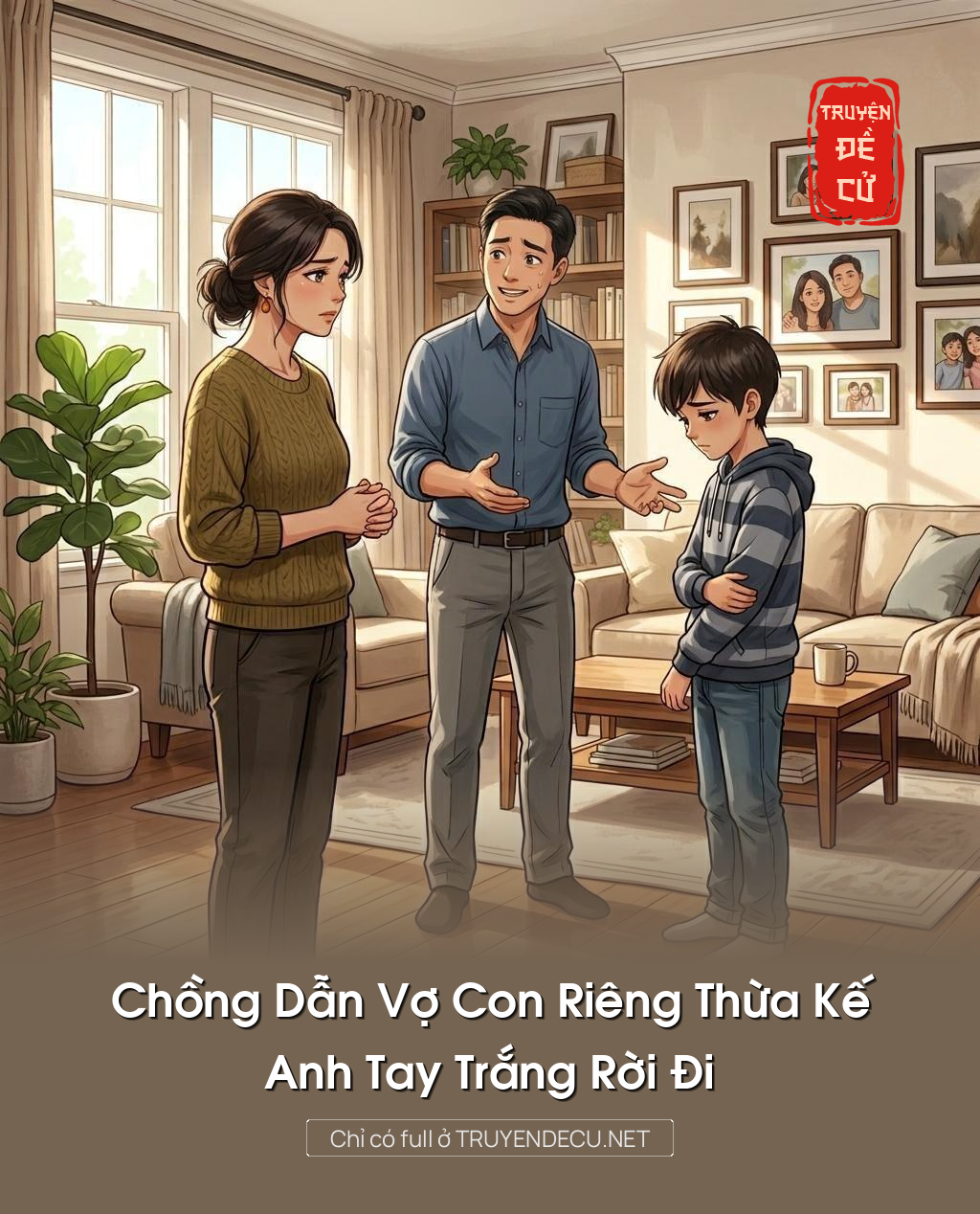 
                            Chồng Dẫn Vợ Con Riêng Thừa Kế, Anh Tay Trắng Rời Đi